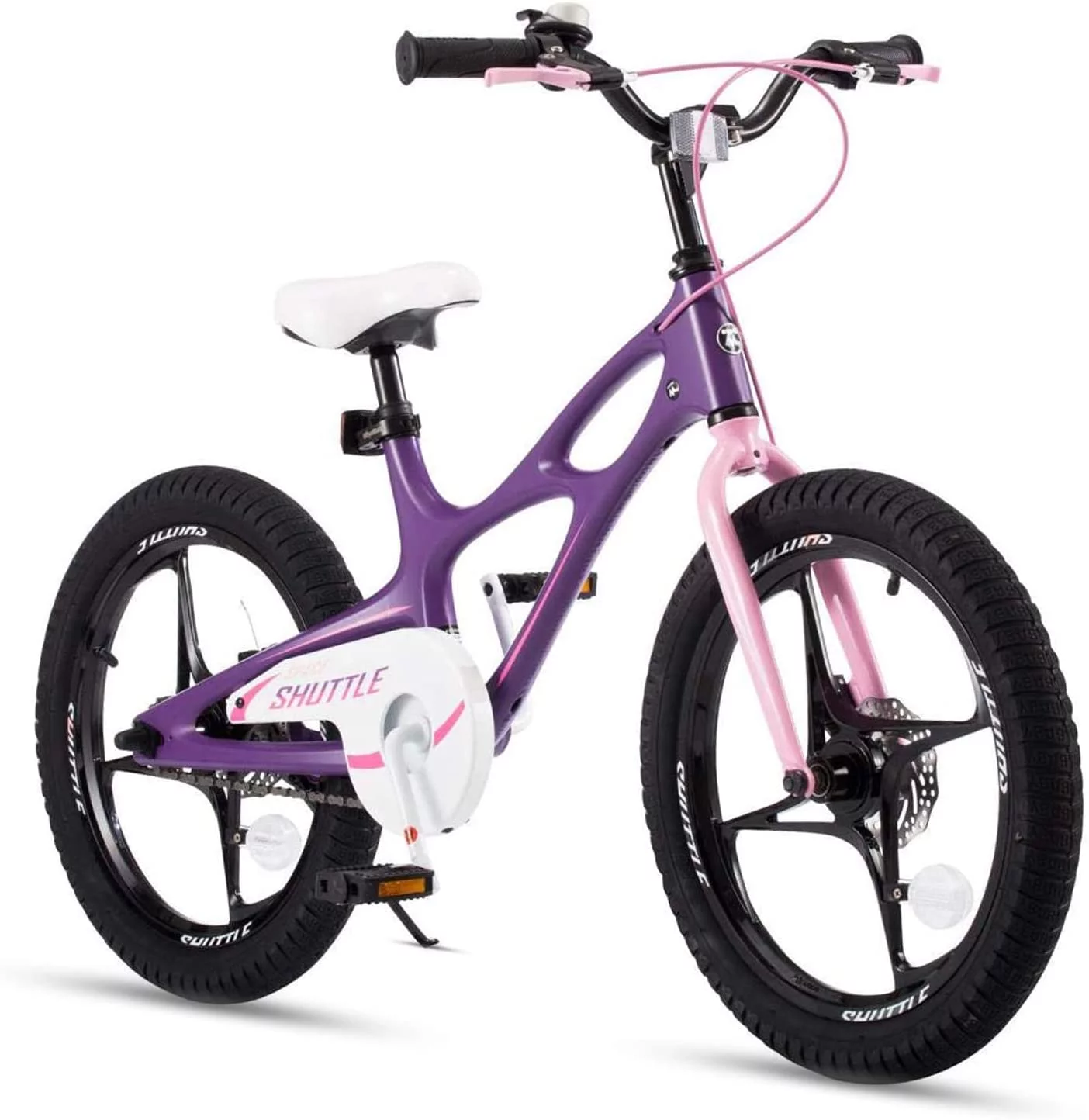 RoyalBaby 18 inch Magnesium Space Shuttle Kid’s Bike, White