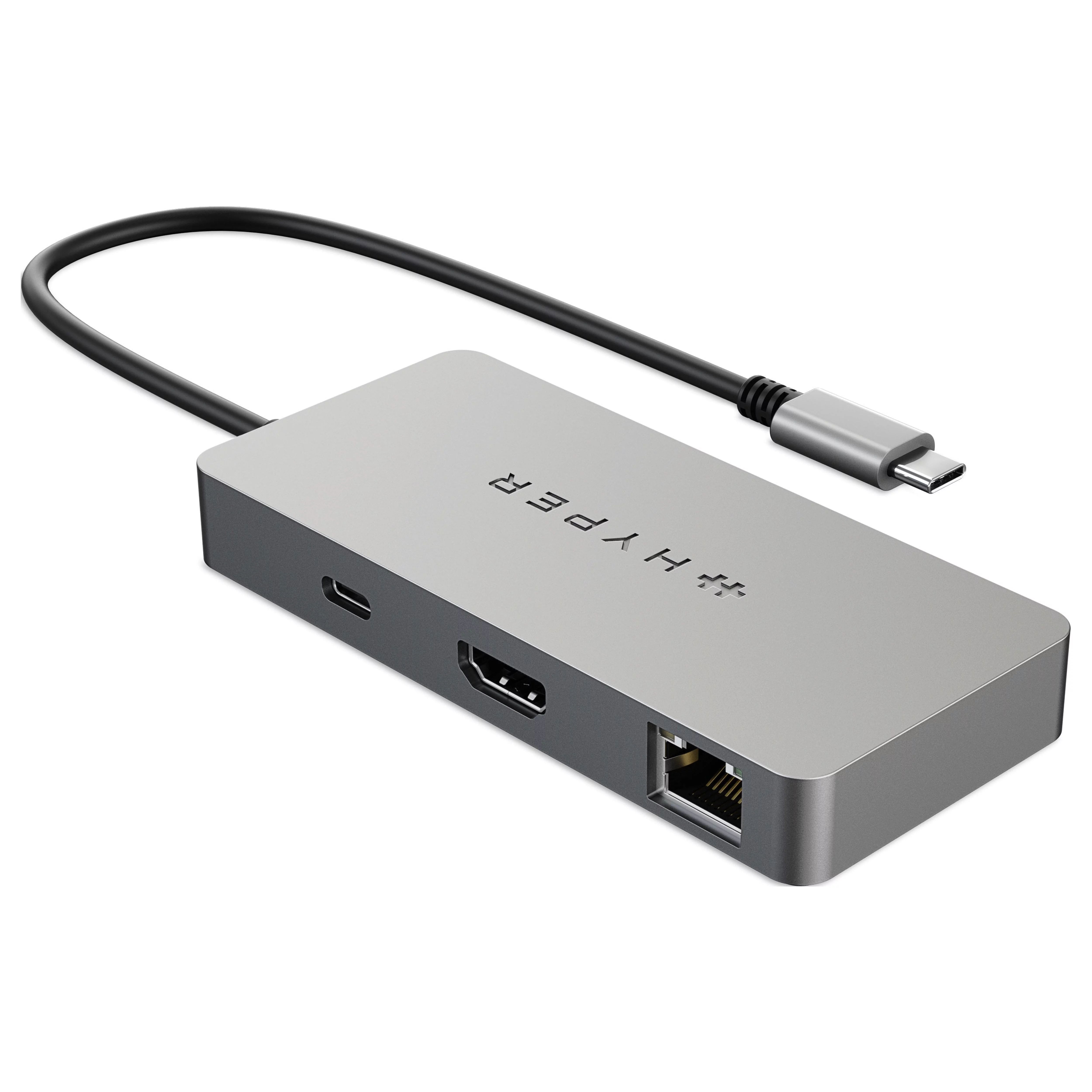 HyperDrive 5-Port USB-C Hub, Silver