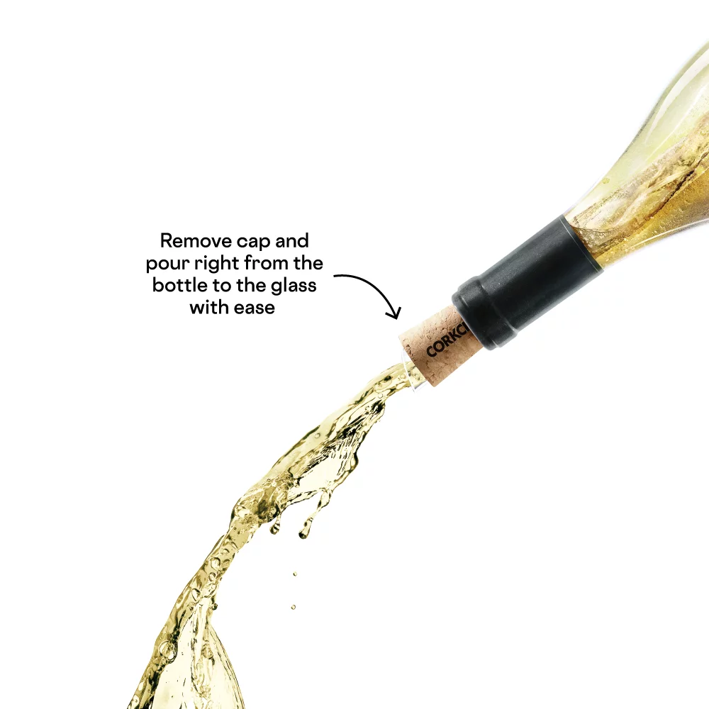 Corkcicle Air 4-in-1 Wine Chiller, Aerator, Pourer, and Stopper