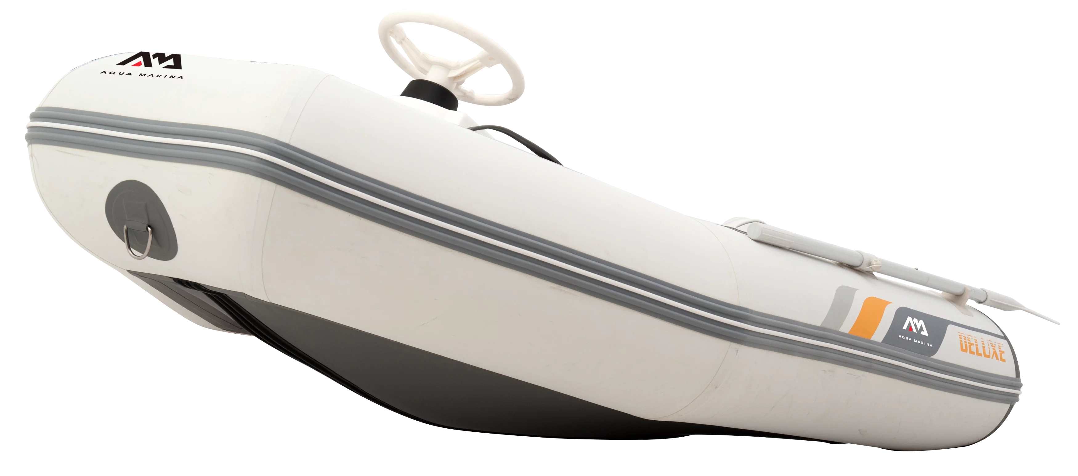 Aqua Marina Inflatable Speed Boat A-DELUXE 3M with Aluminium Deck Including Carry Bag, Hand Pump & Oar Set