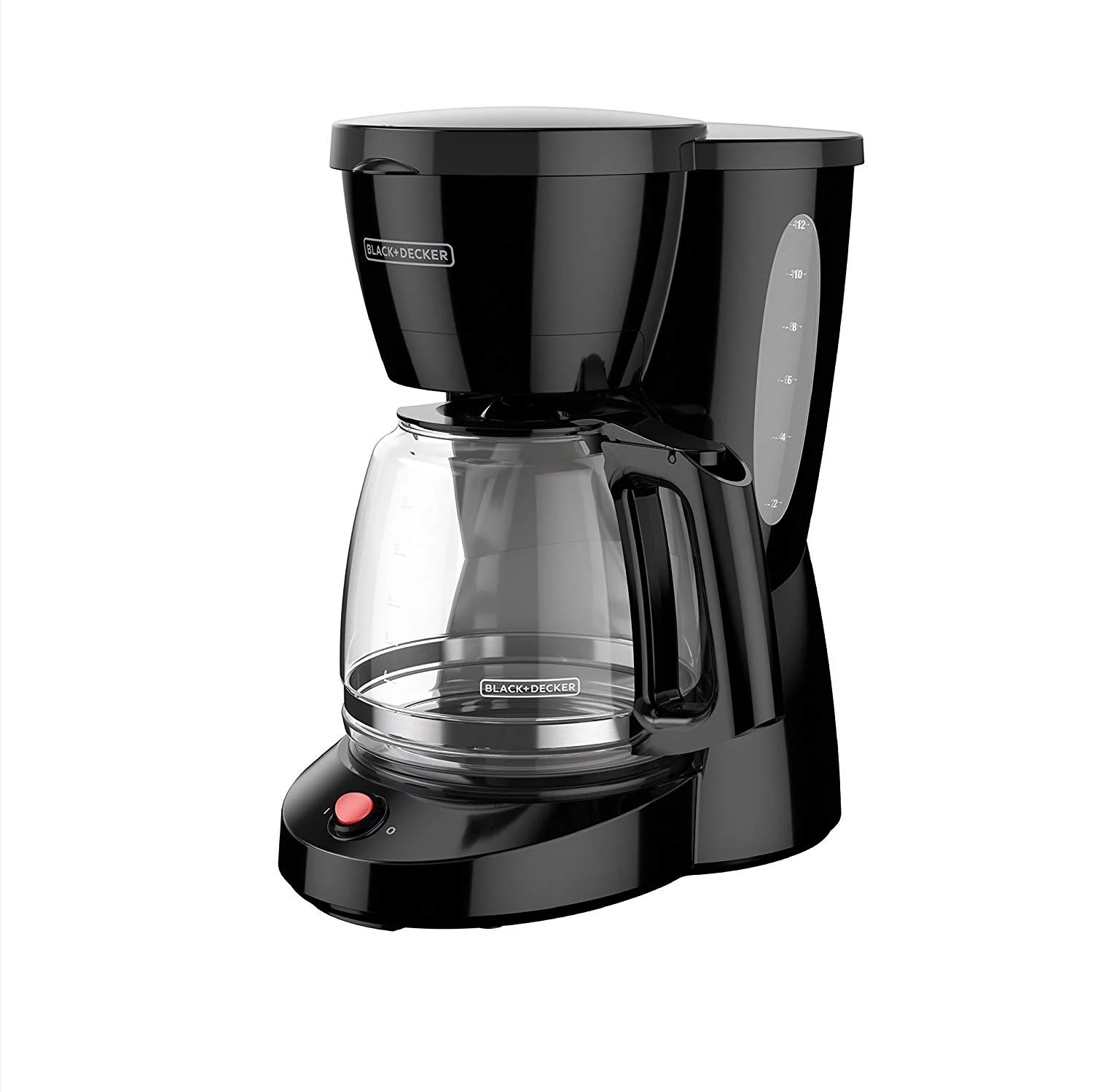 BLACK+DECKER 12-Cup Switch Coffee Maker, Duralife Glass Carafe, Black, CM0940BD