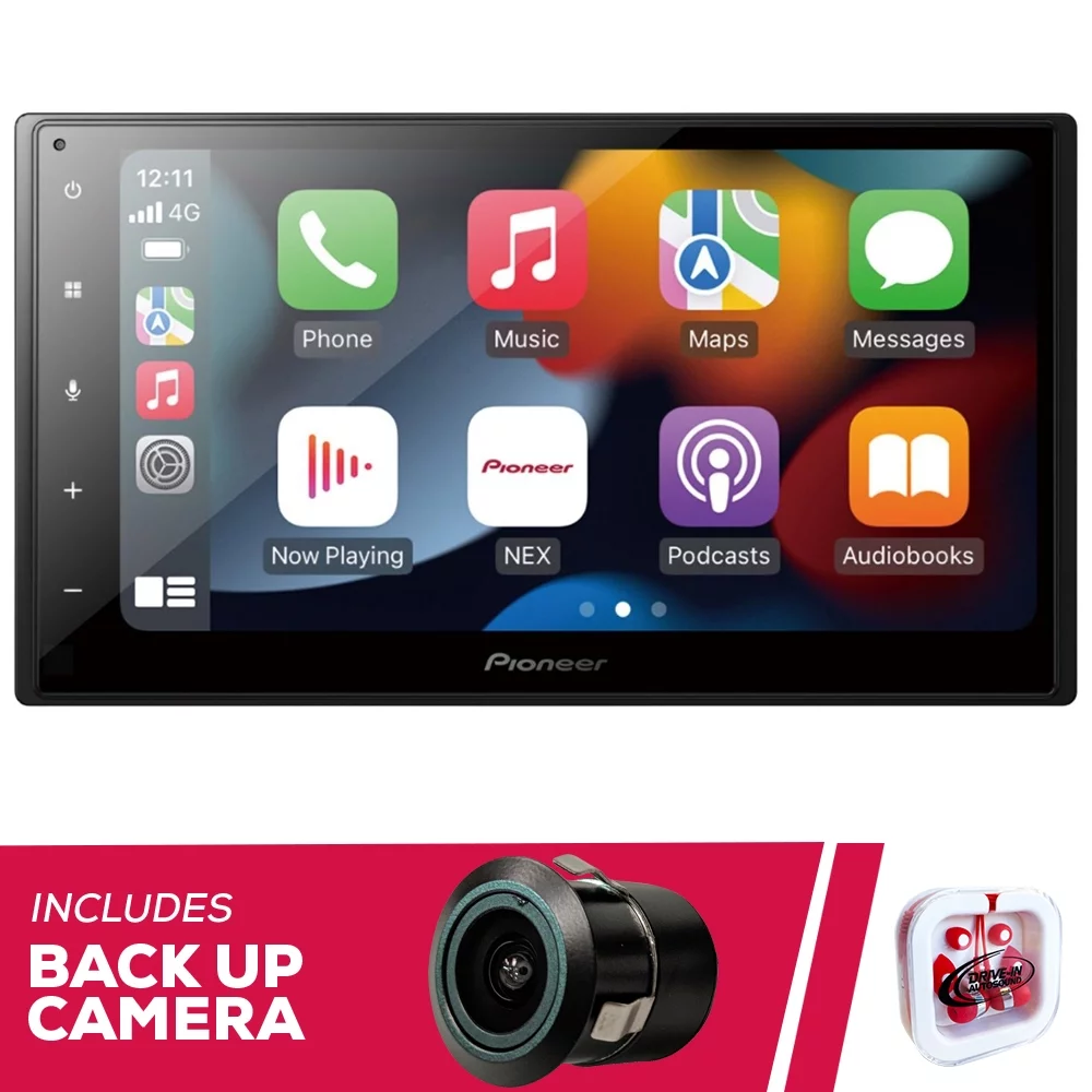 New Pioneer DMH-W2770NEX 6.8″ Multimedia Receiver with WiFi and Bullet Camera