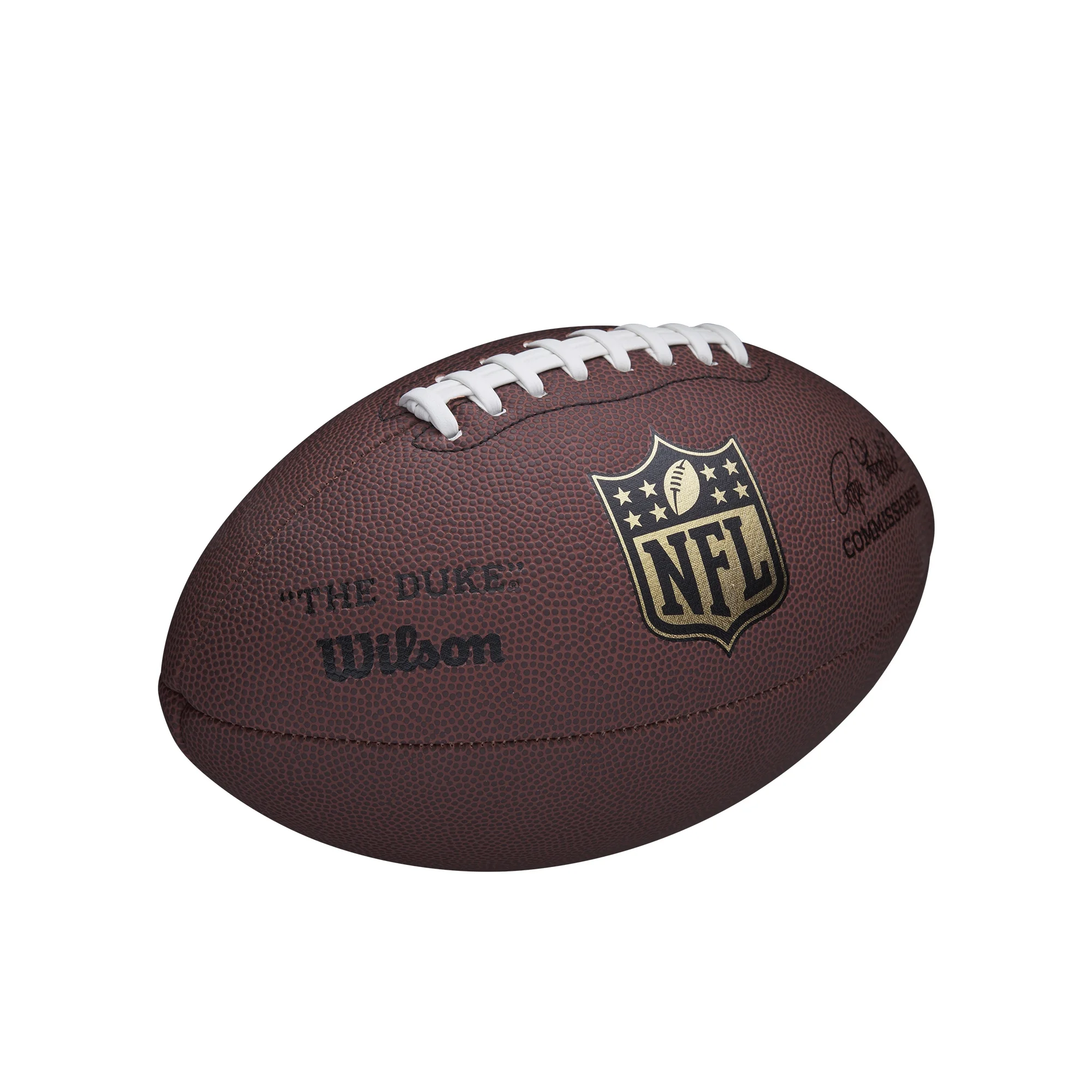 Wilson NFL “The Duke” Replica Composite Football, Size: Official