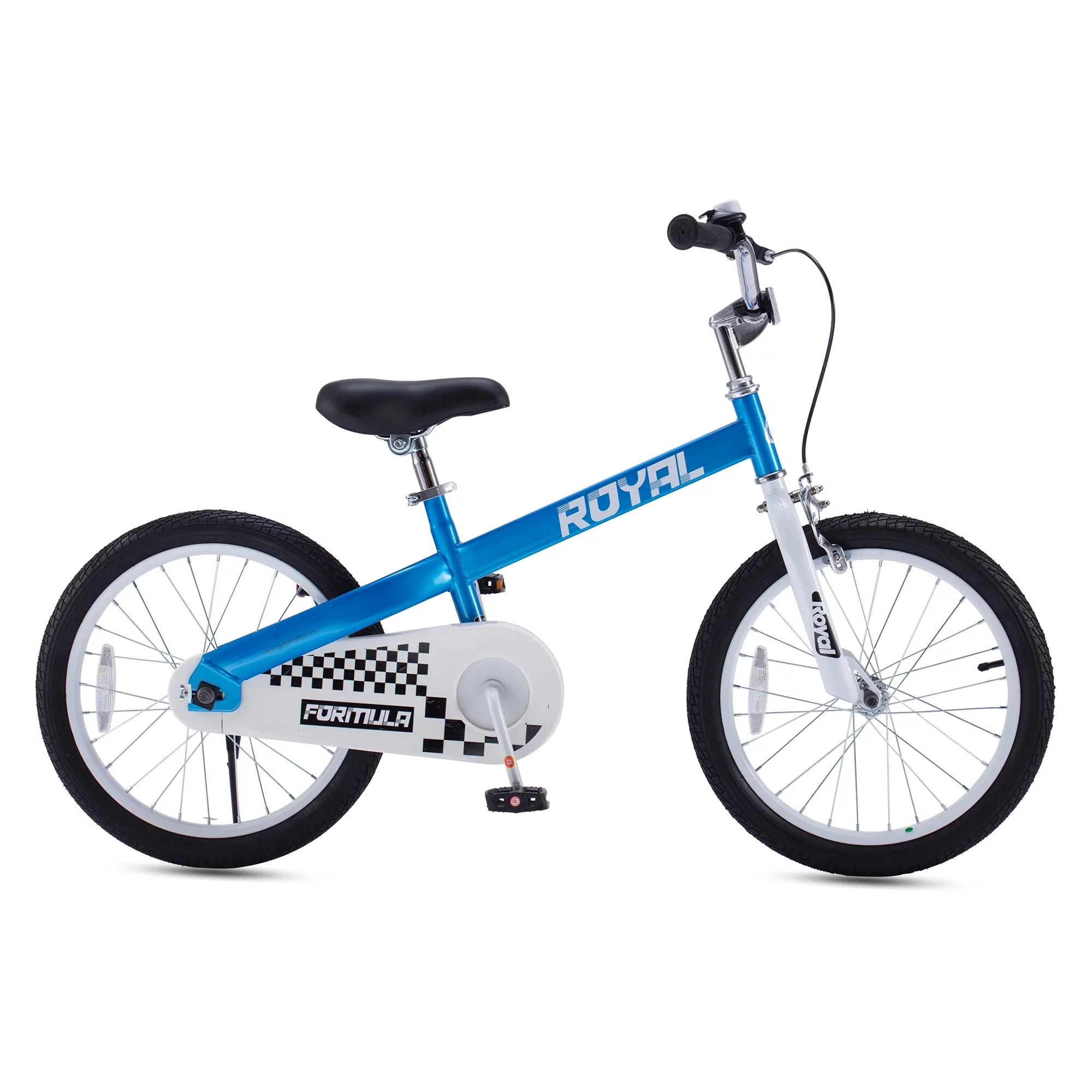 RoyalBaby Formula 20” Kids Bike with Kickstand and Dual Hand Brakes, Blue