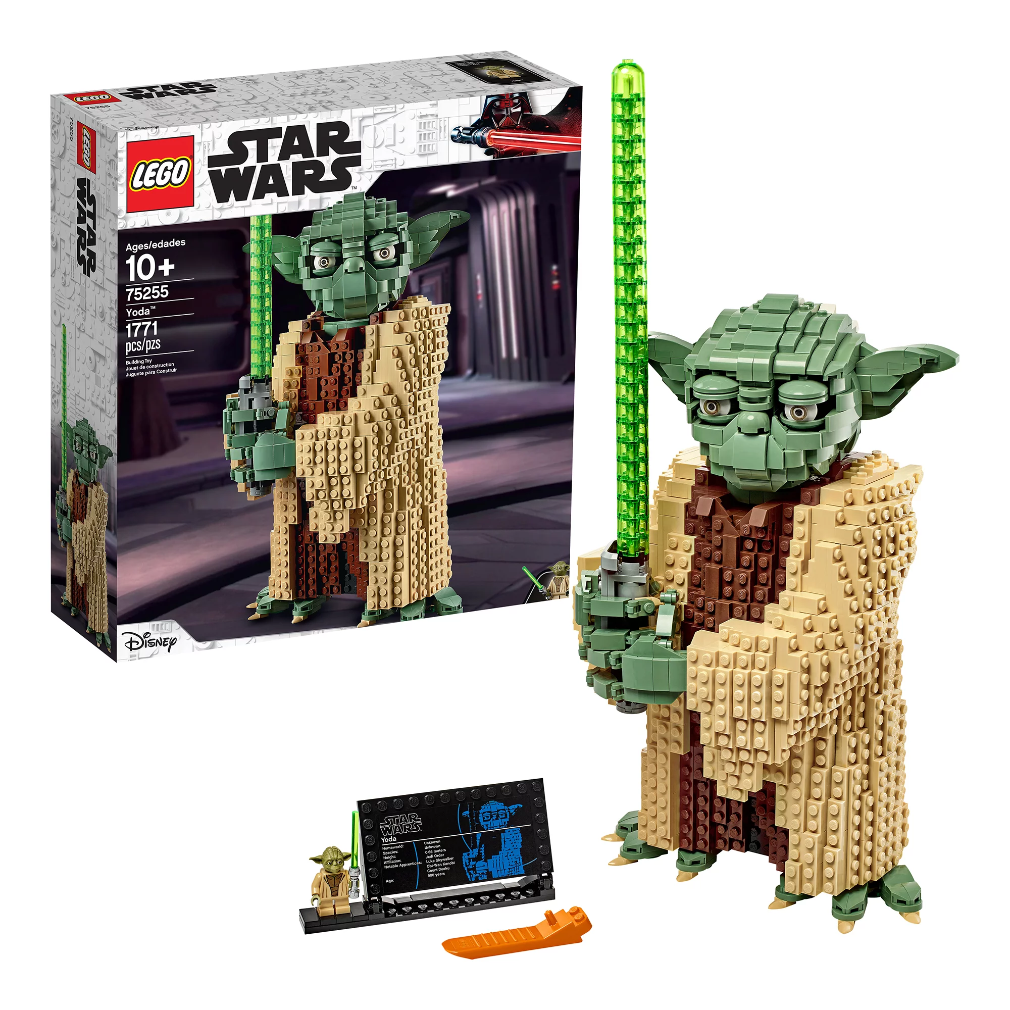 LEGO Star Wars: Attack of the Clones Yoda 75255 Building Toy Set (1,771 Pieces)