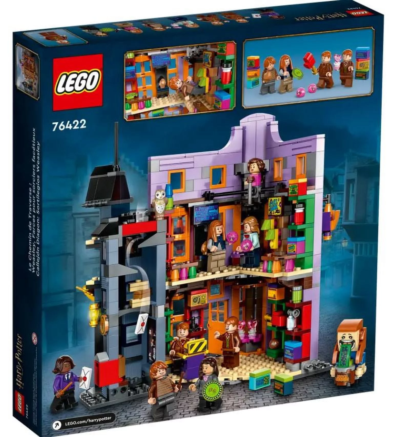 LEGO 76422 Harry Potter Diagon Alley: Weasleys’ Wizard Wheezes 834pcs