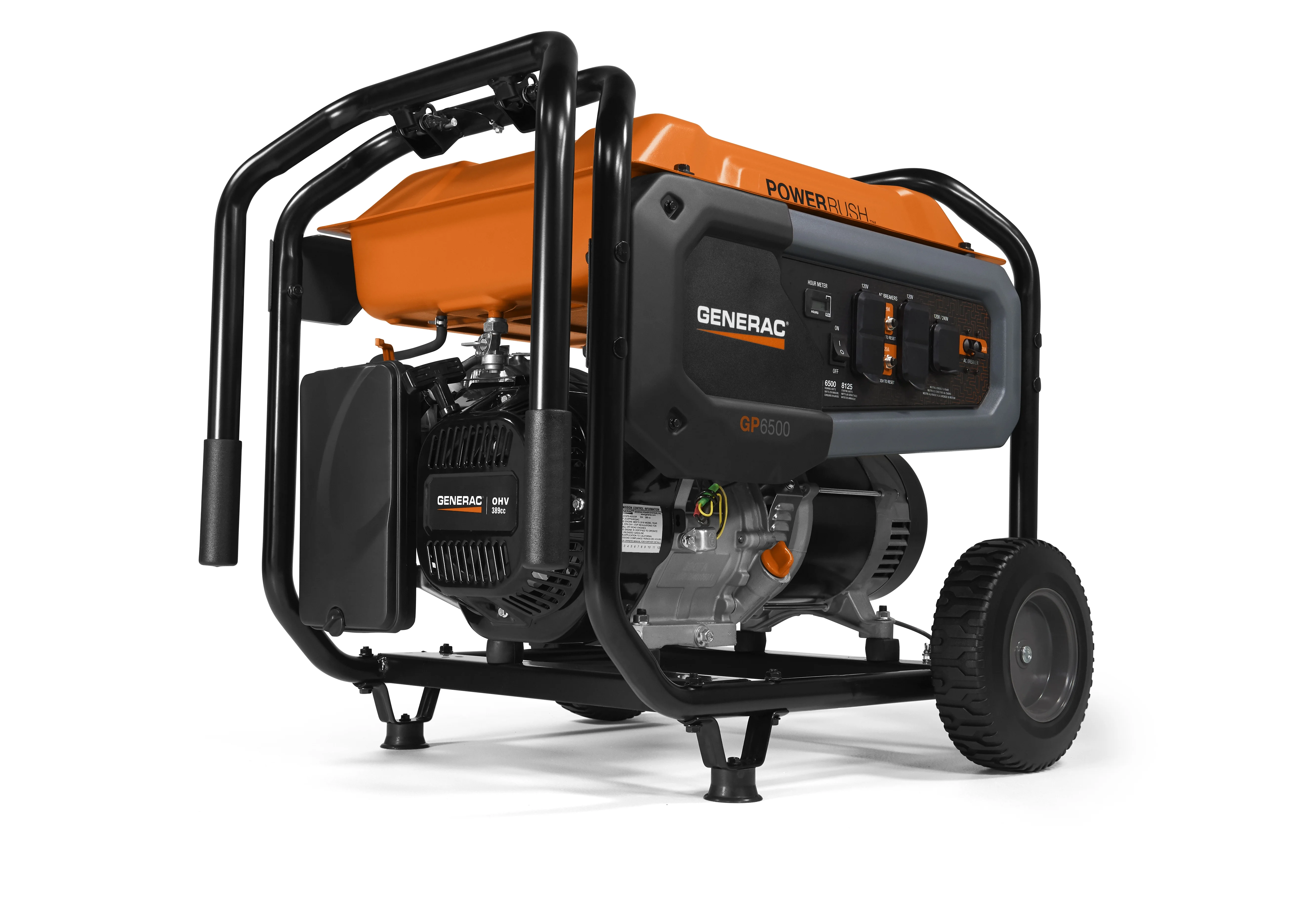 Generac 7690 GP6500 6500 Watt Manual Start Gas Powered Portable Generator – 49ST