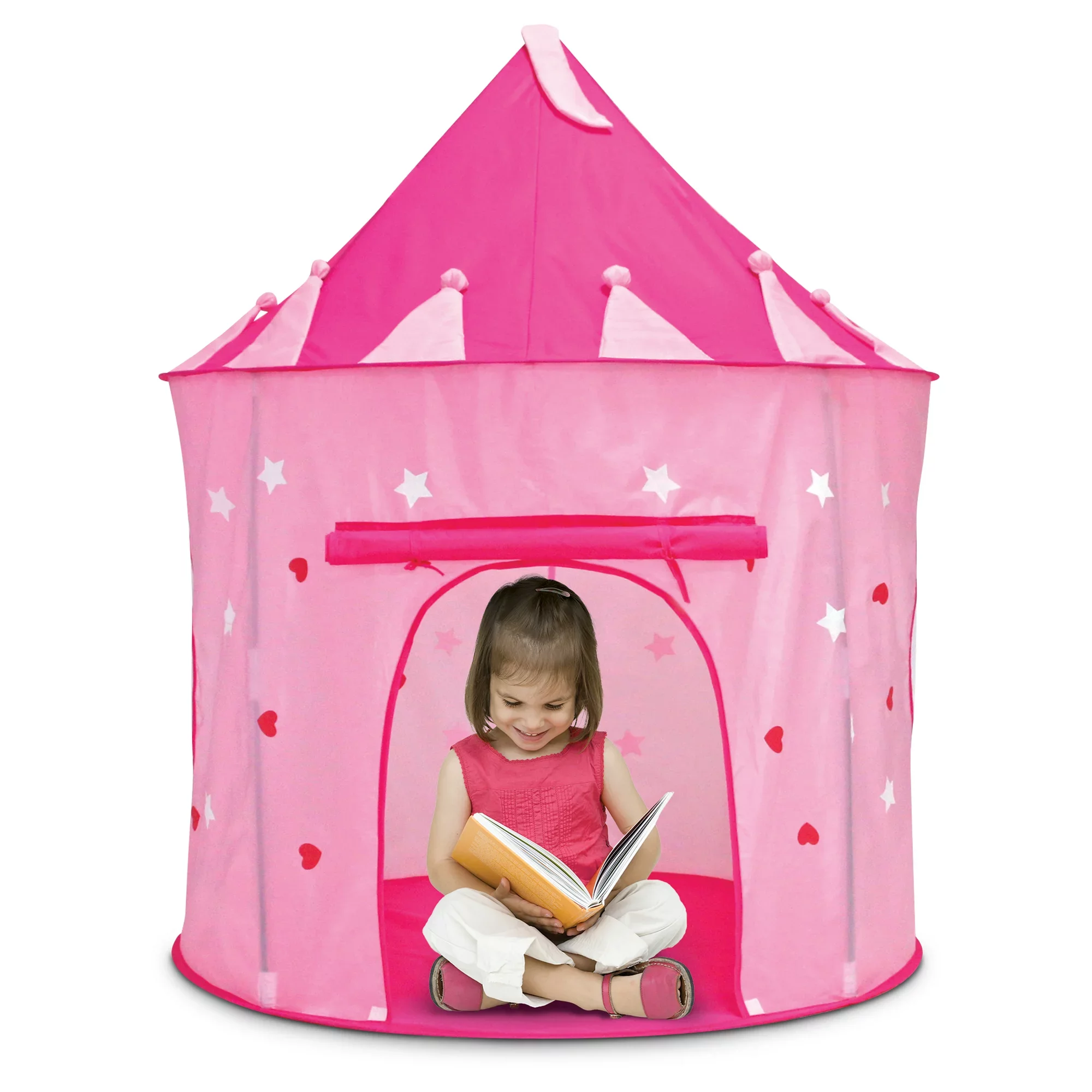 Play Day Princess Tent, Indoor Fabric Playhouse, for Young Children Ages 3+