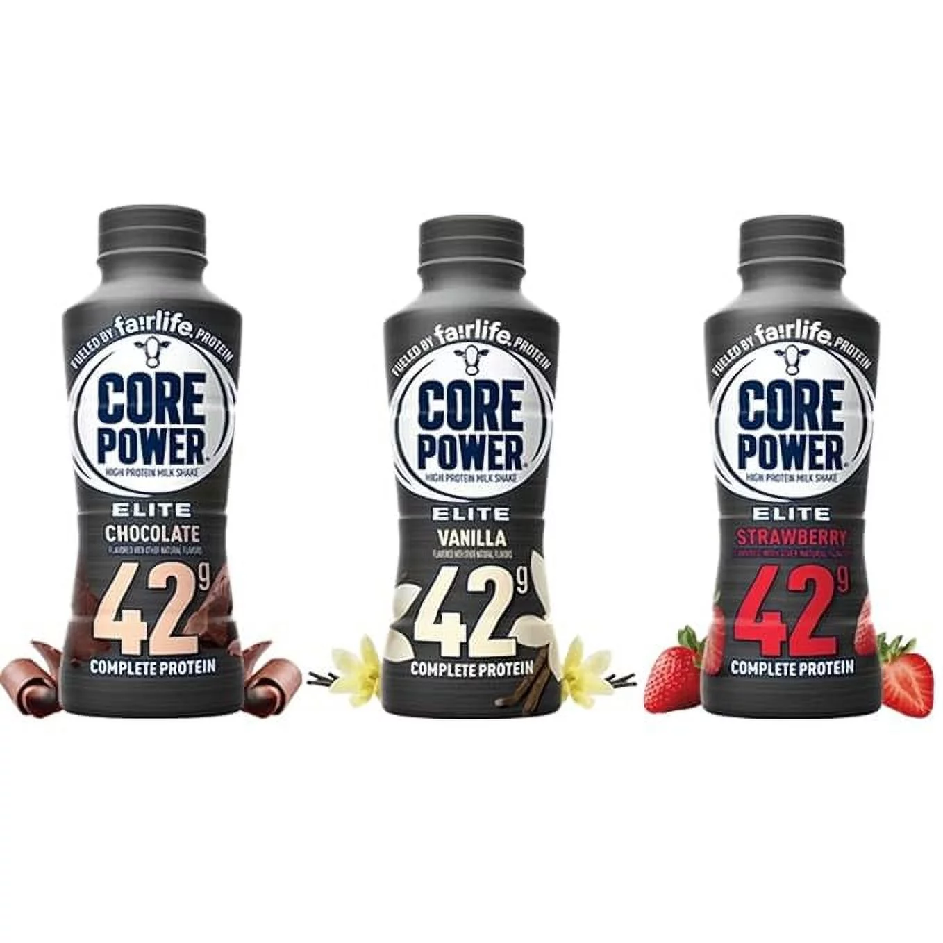 Fairlife Core Power Elite 42g High Protein Milk Shakes Variety Pack 6 count