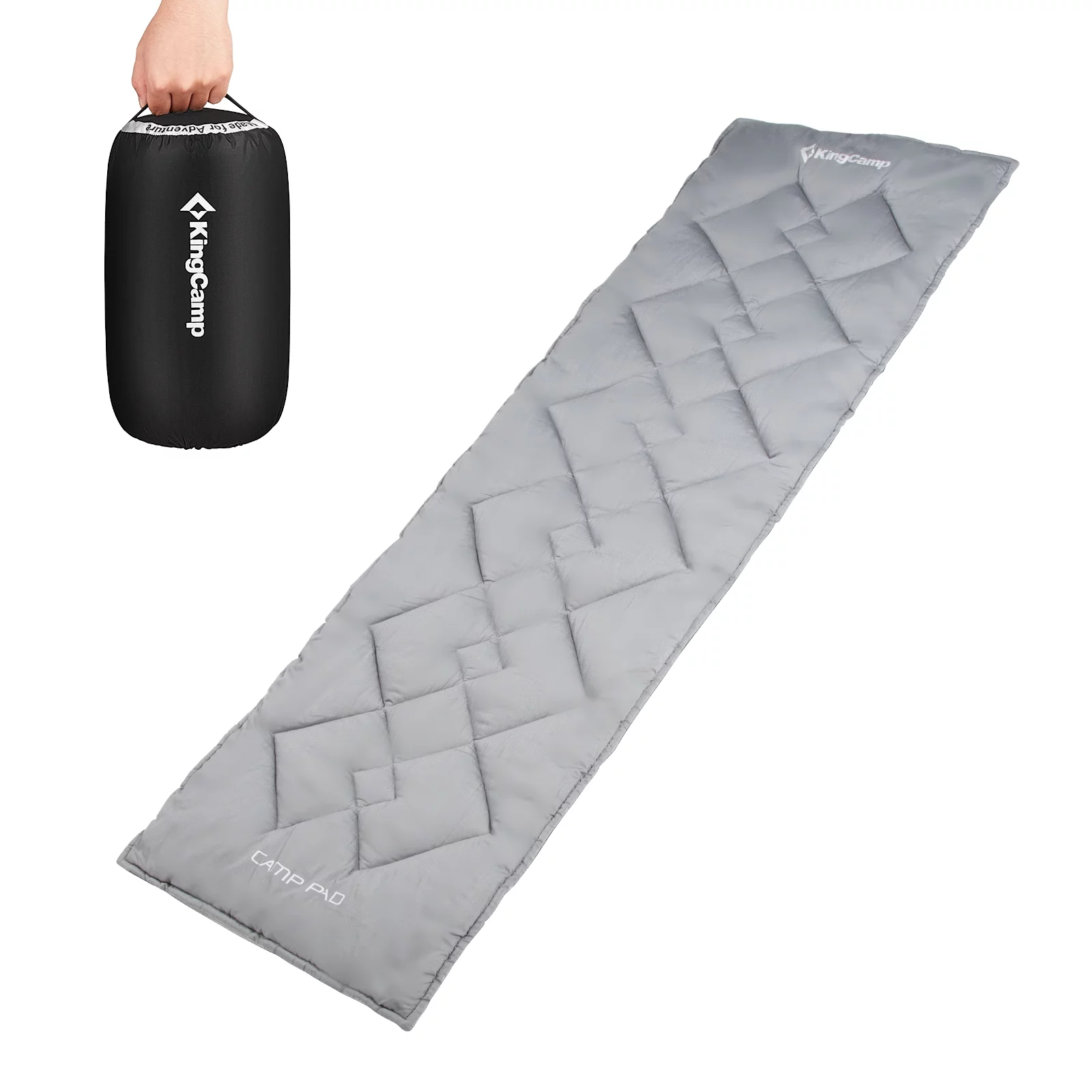 KingCamp Camping Sleeping Pad Lightweight Camp Cot Mattress for Adult 80??30in .Navy