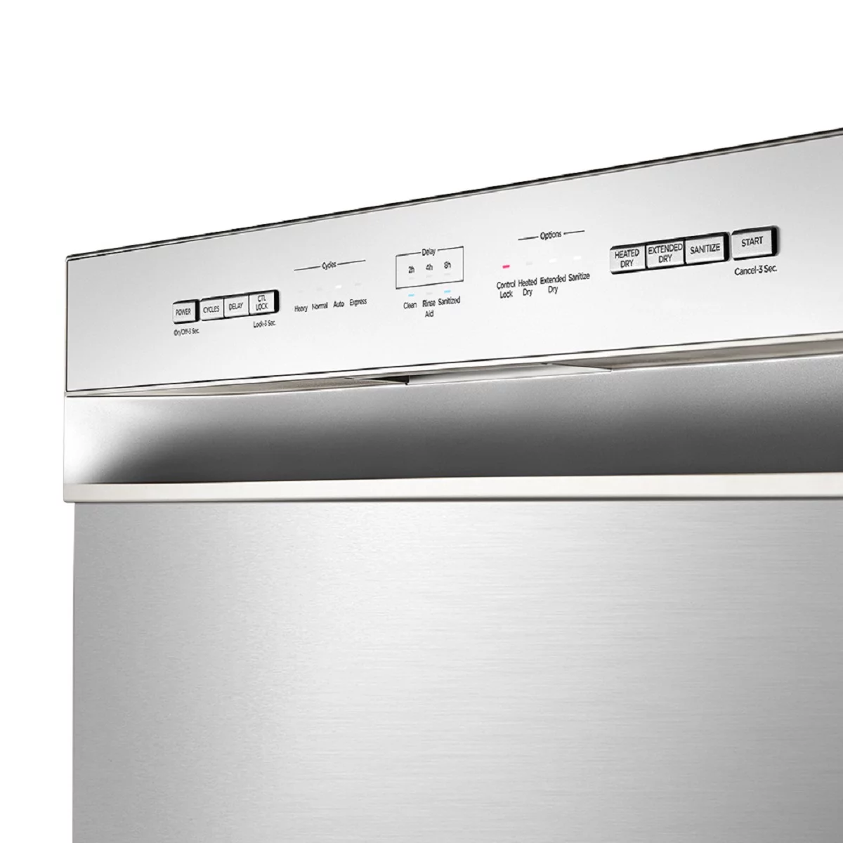 Midea 52 dBA 24″ Built-In Dishwasher with Extended Dry