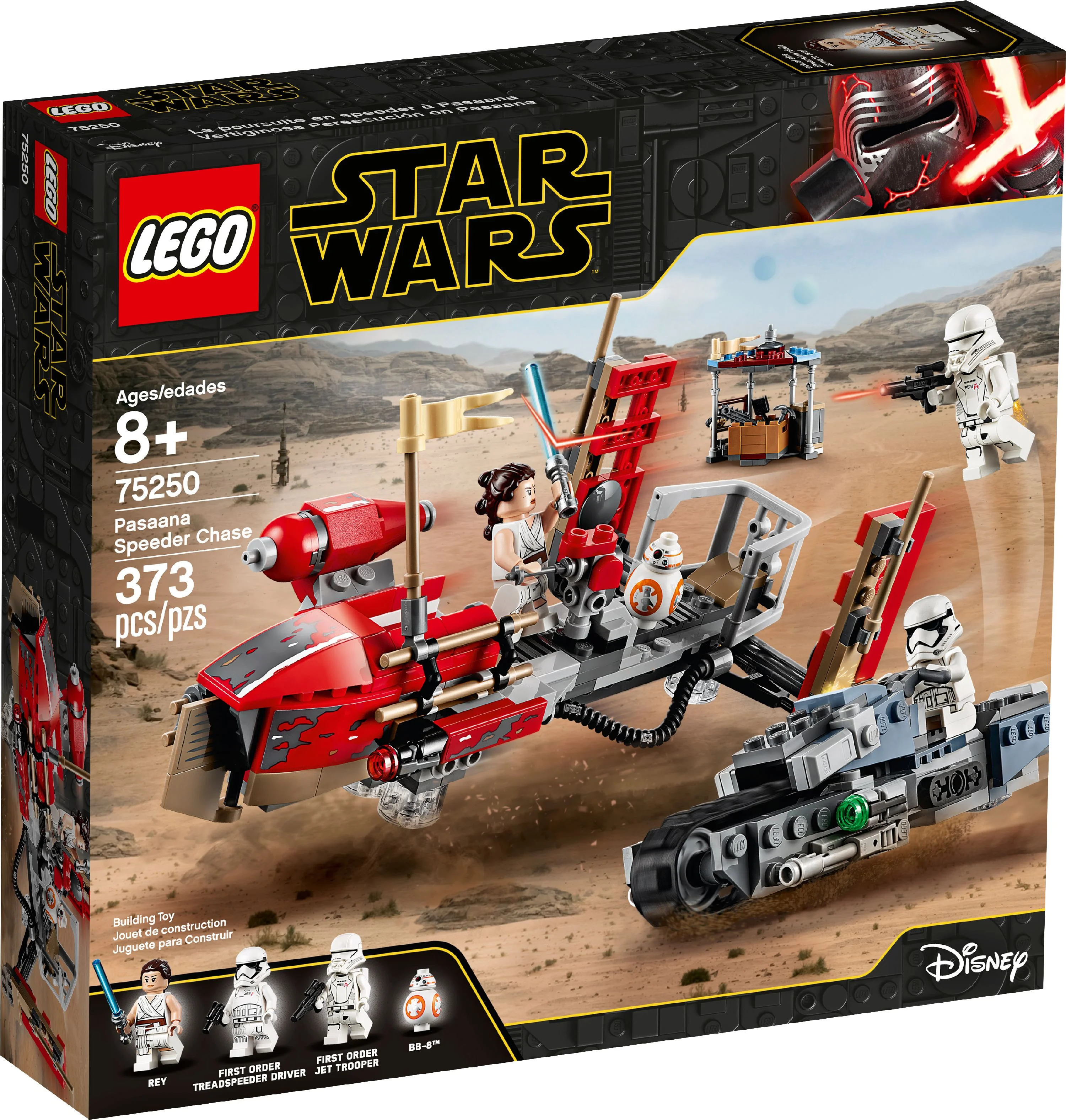 LEGO Star Wars: The Rise of Skywalker Pasaana Speeder Chase 75250