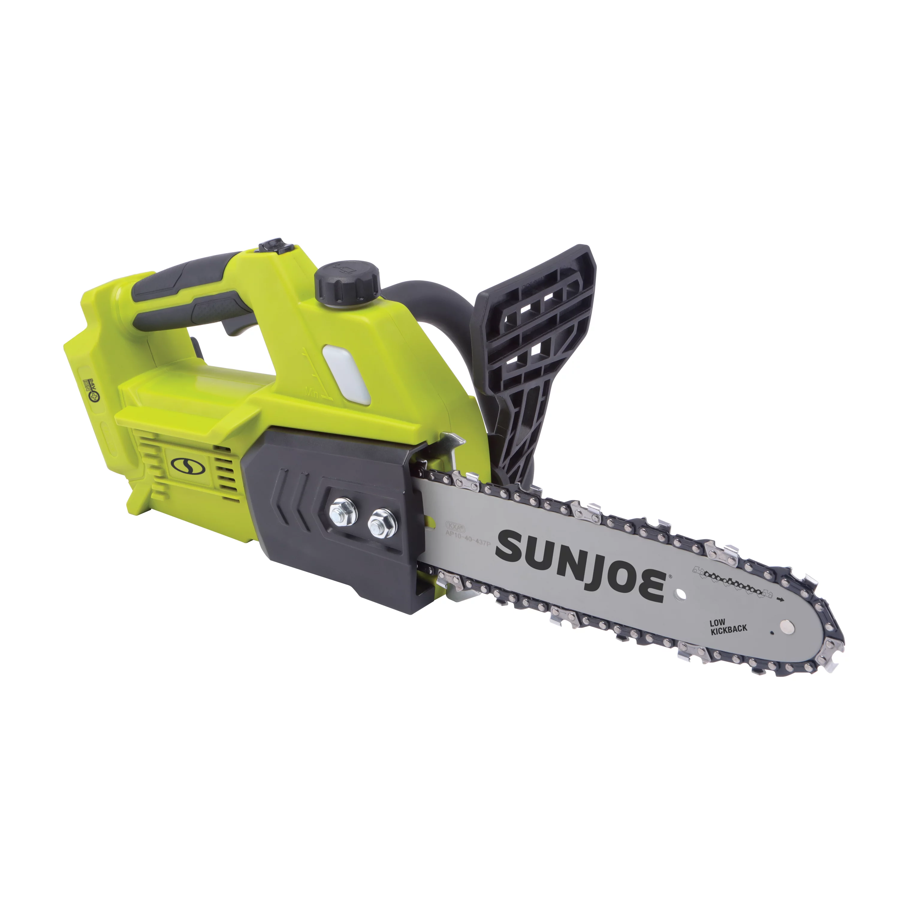 Sun Joe 24V Cordless 10-inch Chainsaw, 4.0-Ah Battery & Charger