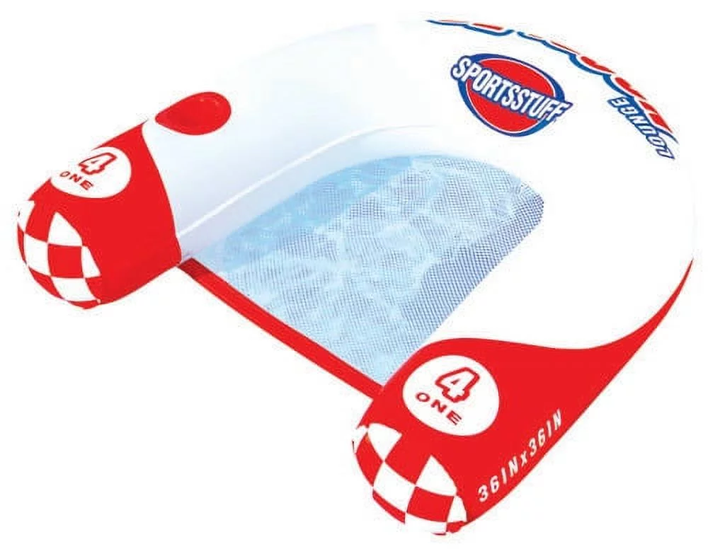 Sportsstuff Noodler 1 Pool Float, Comfort Mesh Seating with Cup Holders, Multi-color