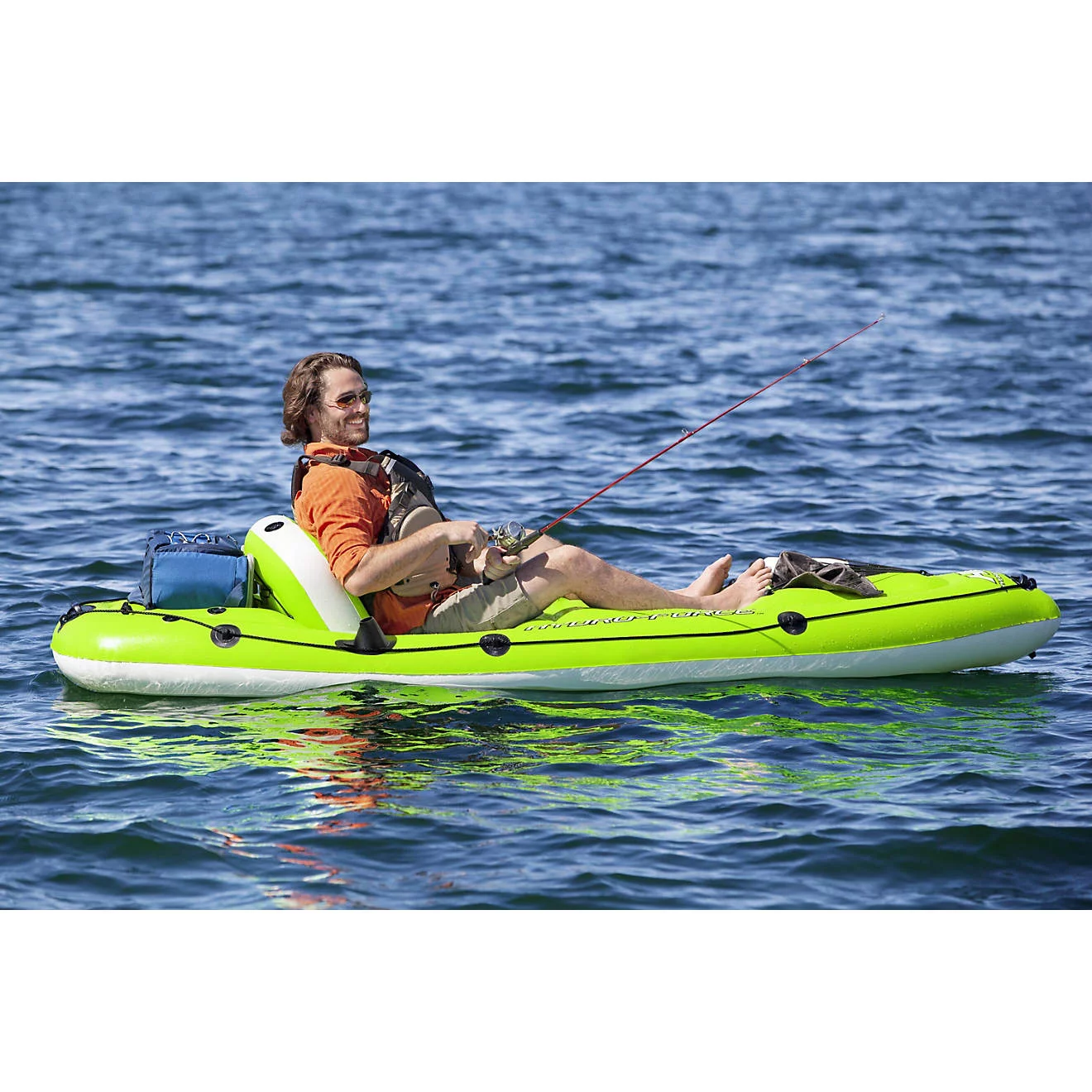 Bestway Hydro-Force Koracle Inflatable Fishing Kayak With Pump And Paddle 65097E