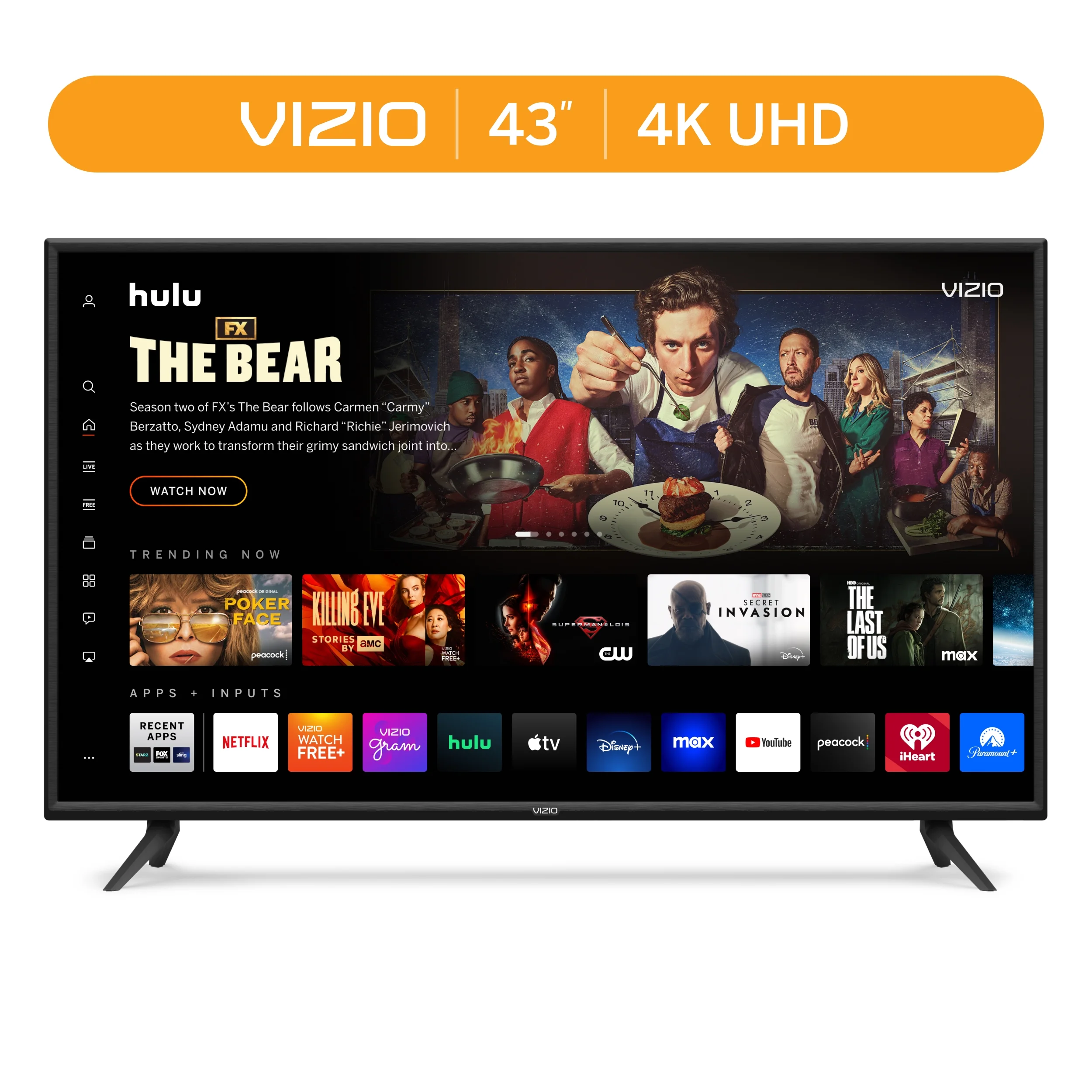 VIZIO 43″ Class V-Series 4K UHD LED Smart TV V435-J01