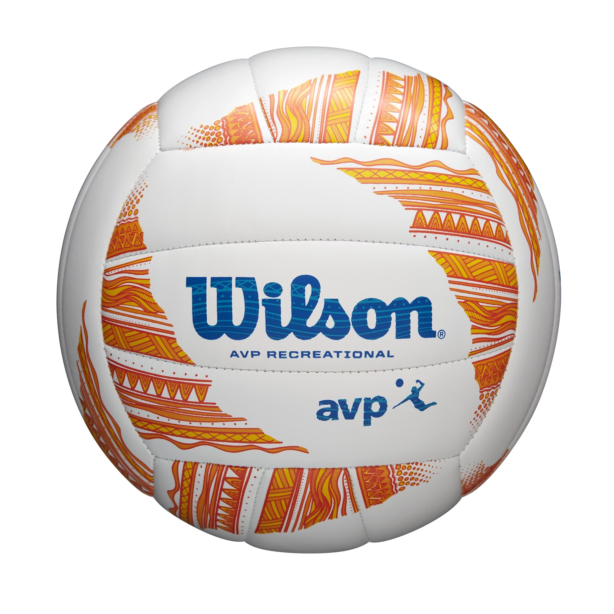 Wilson AVP Modern Volleyball – Orange/White