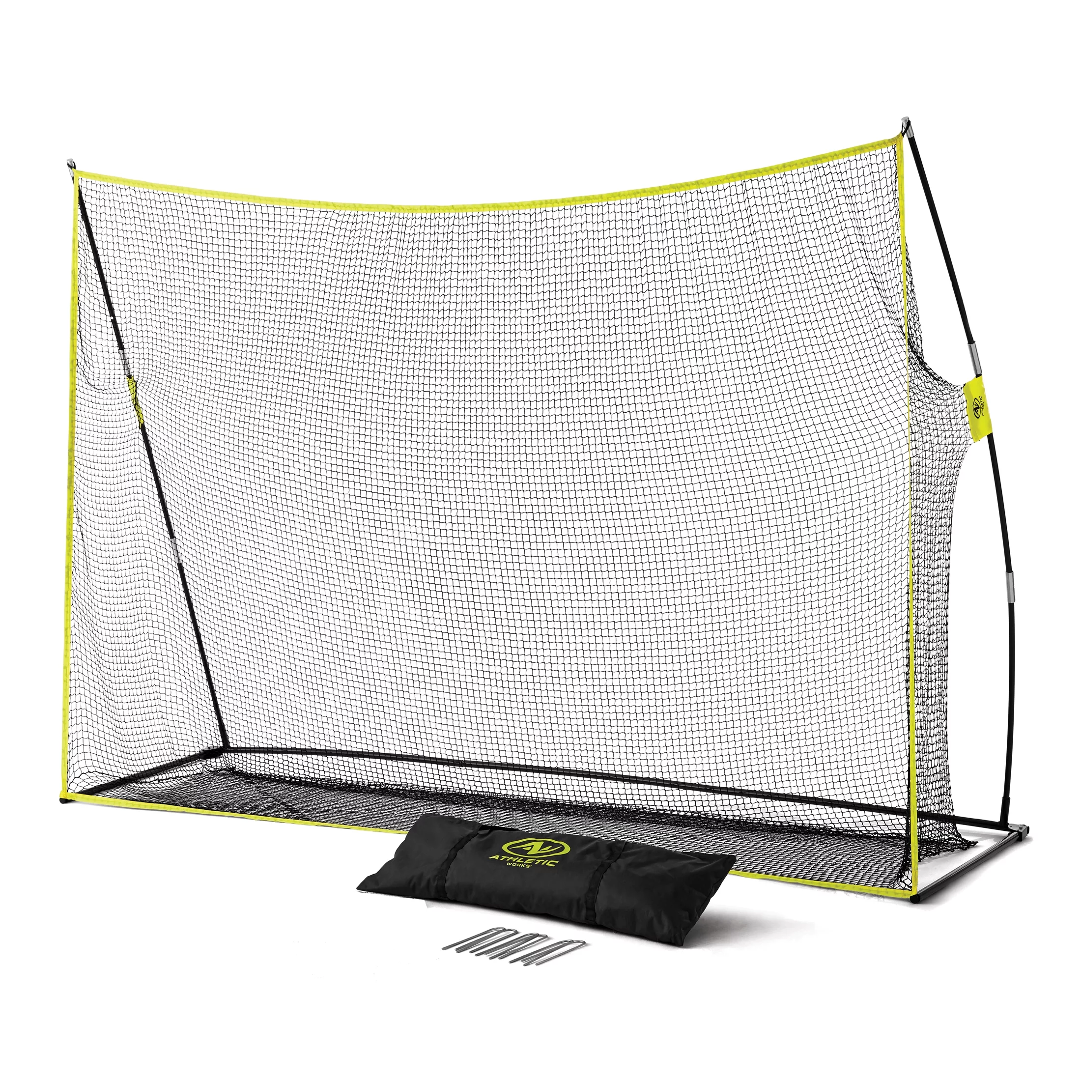 Athletic Works Golf Practice Net w/ Carry Bag, 10′ x 7′