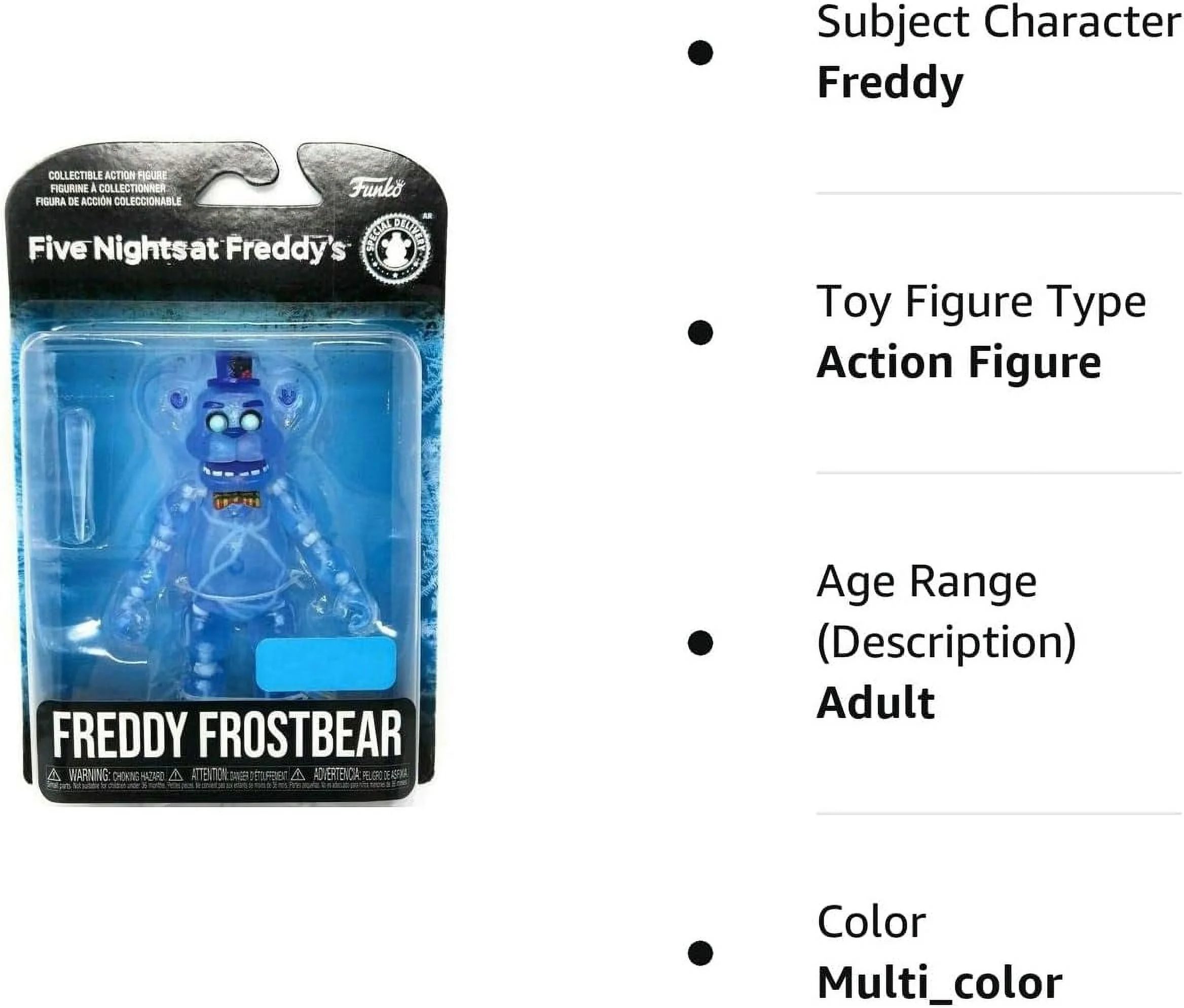 Funko Action Figure: Five Nights at Freddy’s – Freddy Frostbear (Walmart Exclusive)