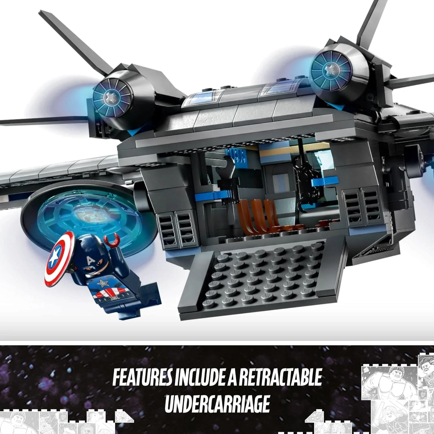 Lego Marvel The Avengers Quinjet 76248