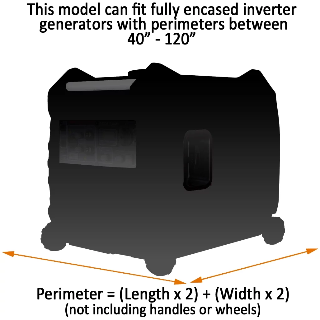 Generator Running Cover – Inverter Kit (Standard, Tan) – for Fully Encased Inverter Generators