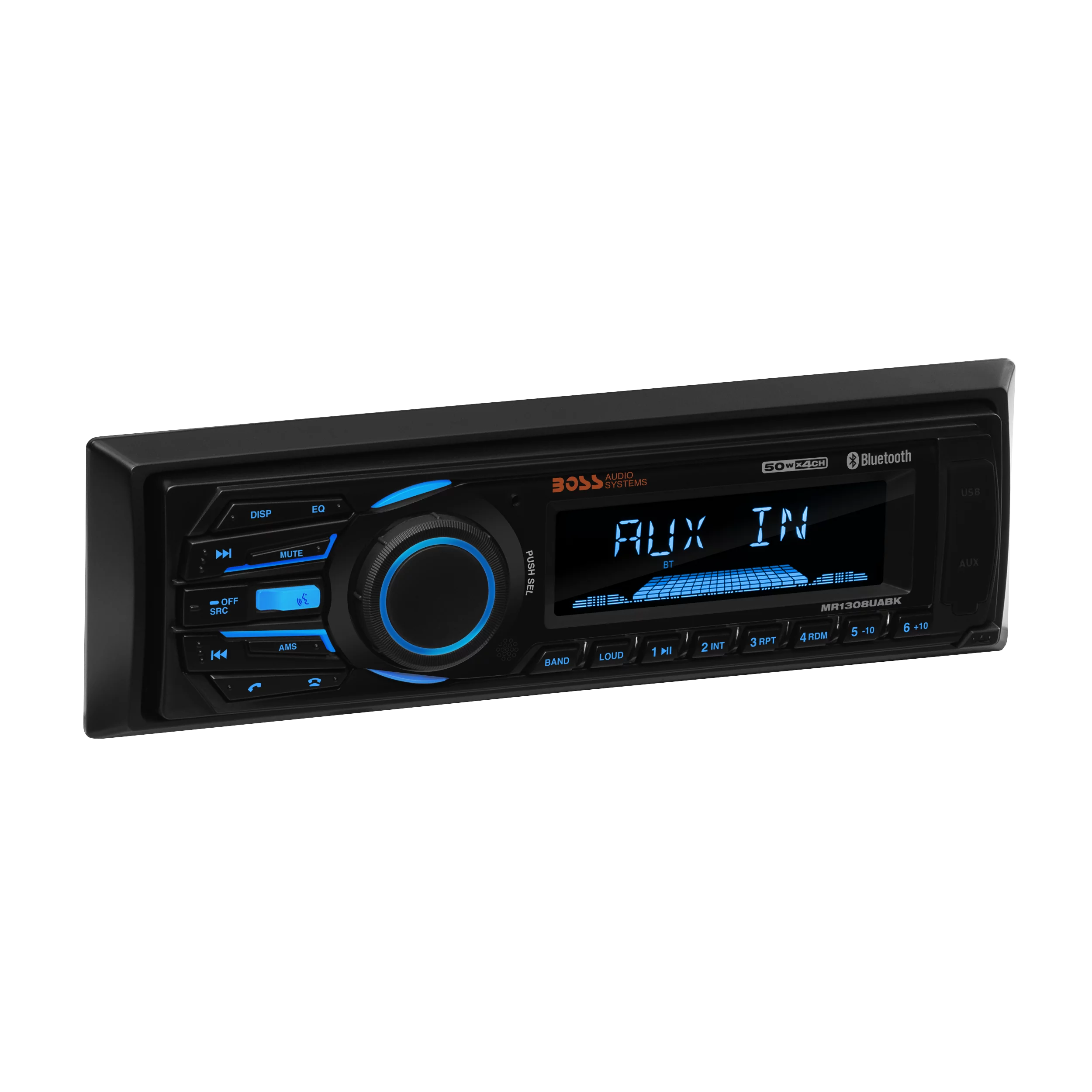 BOSS Audio Systems MR1308UABK Marine Receiver, Bluetooth, USB, SD, No CD