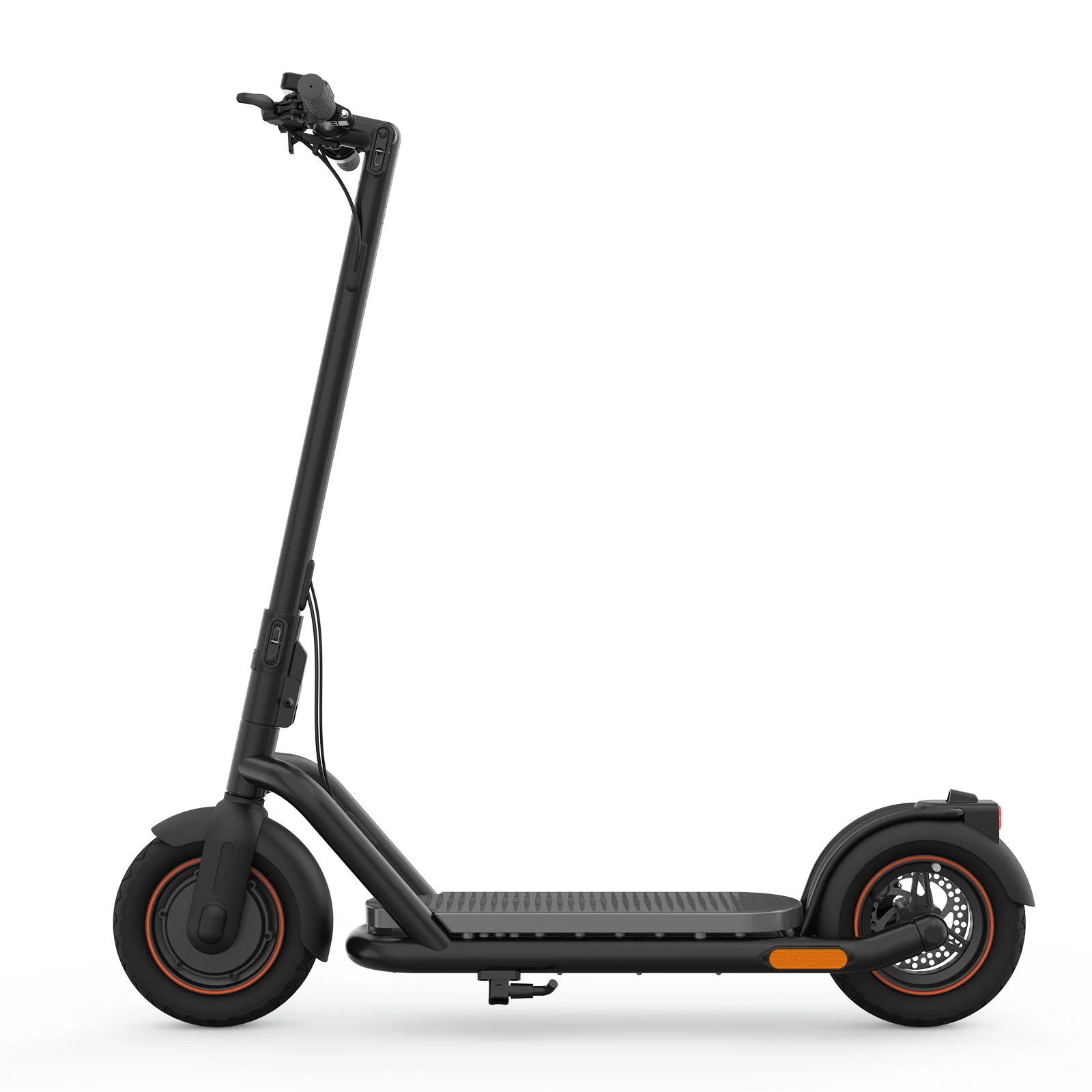 NAVEE N65 Electric Scooter, 500W Motor, 10″ Tires, Double Folding Kick ScooterCommute and Travel