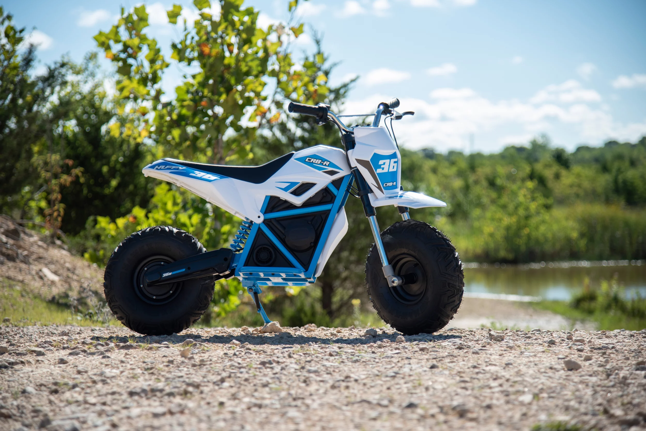 Huffy CR8-R 36-volt Electric Mini Bike, White