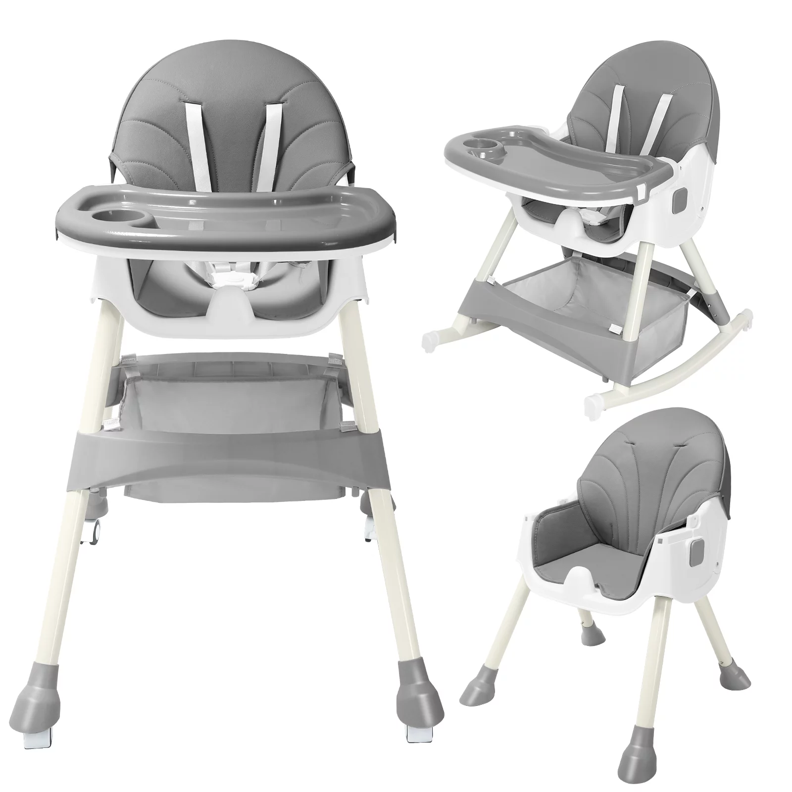 HARPPA 4-in-1 Convertible High Chair for Babies and Toddlers, Green