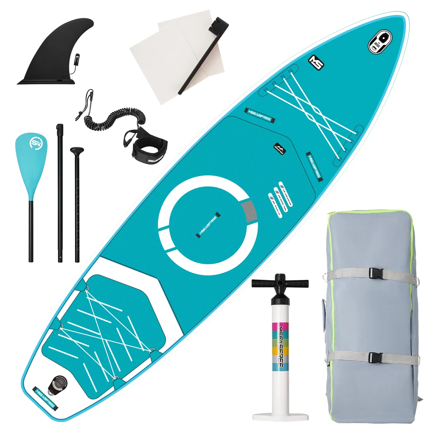 Best Inflatable Stand Up Paddle Board 11’x34″x6″ With Accessories