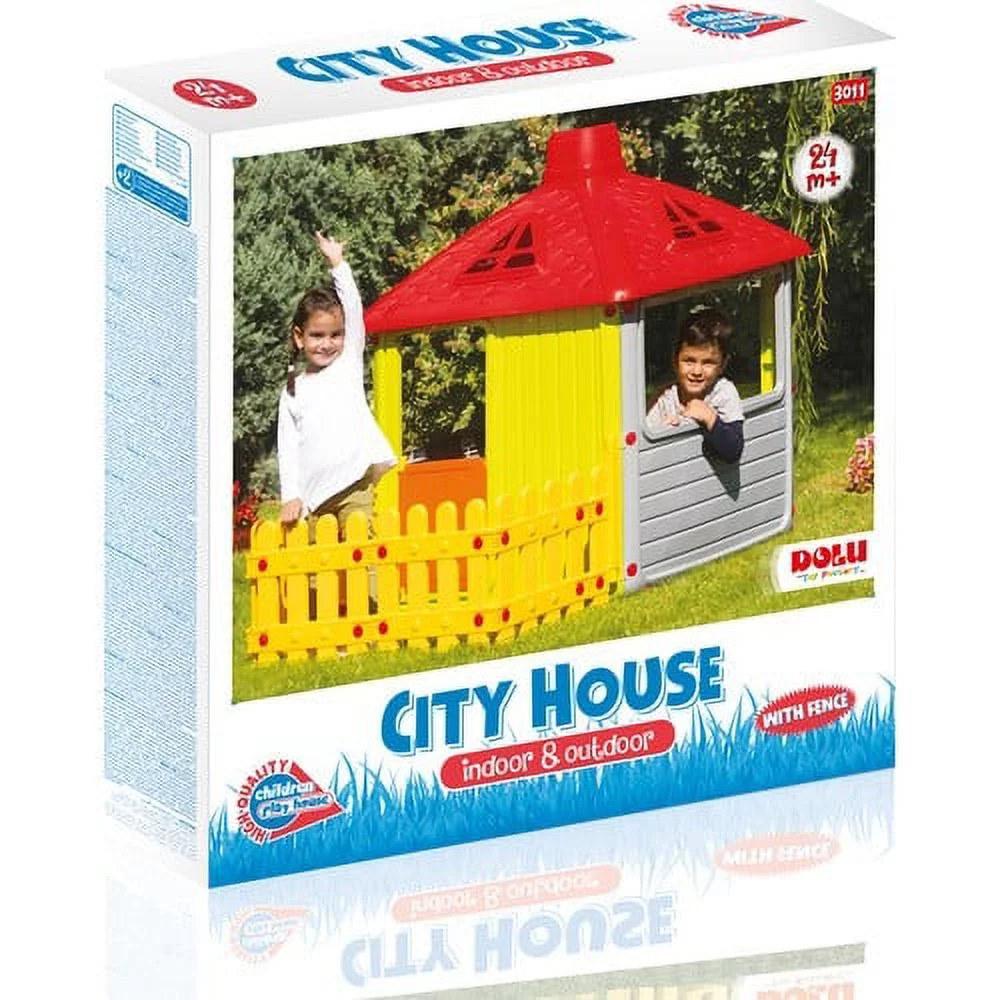 Dolu Toys – My First City Playhouse With Fenced Garden