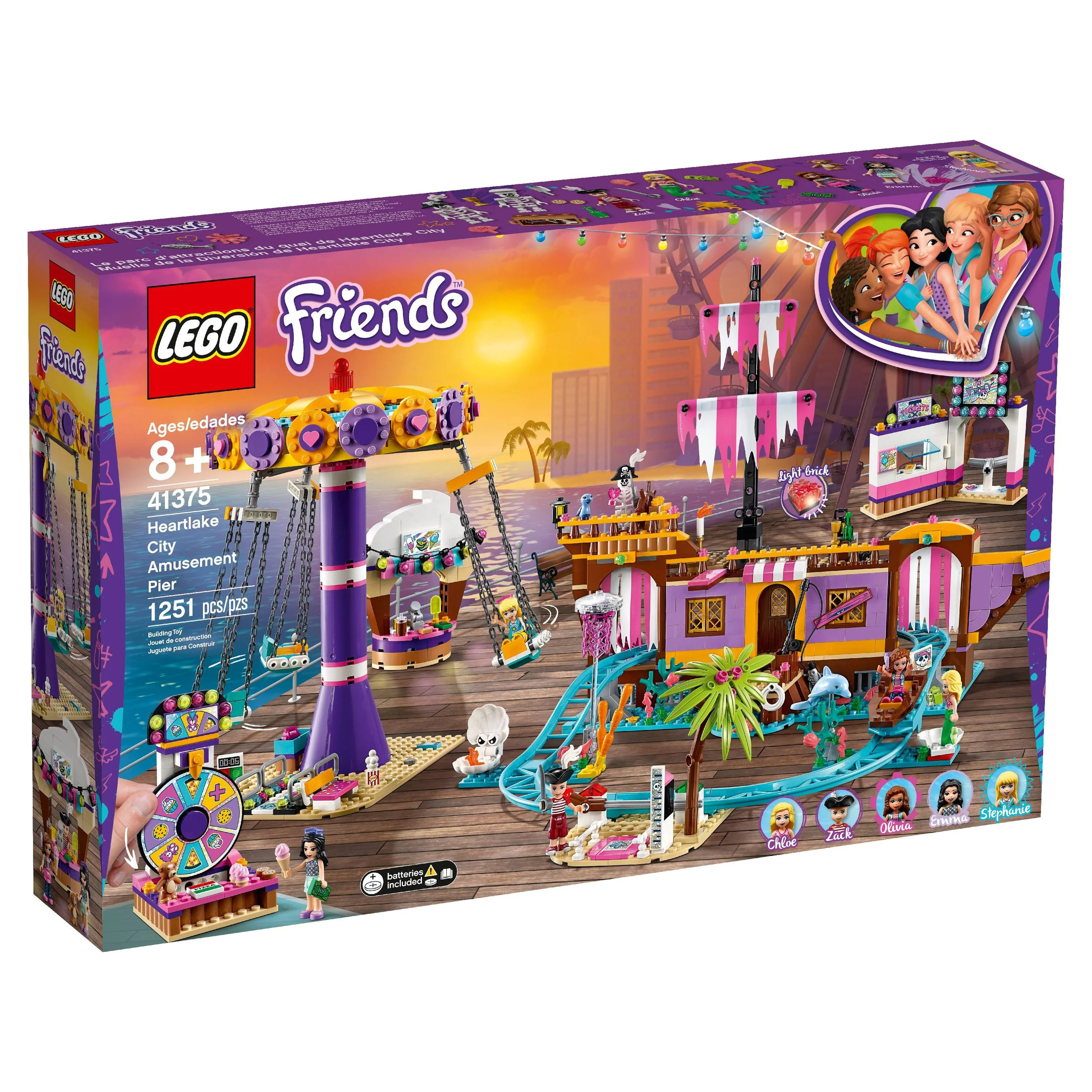 LEGO Friends Heartlake City Amusement Pier 41375 Building Kit