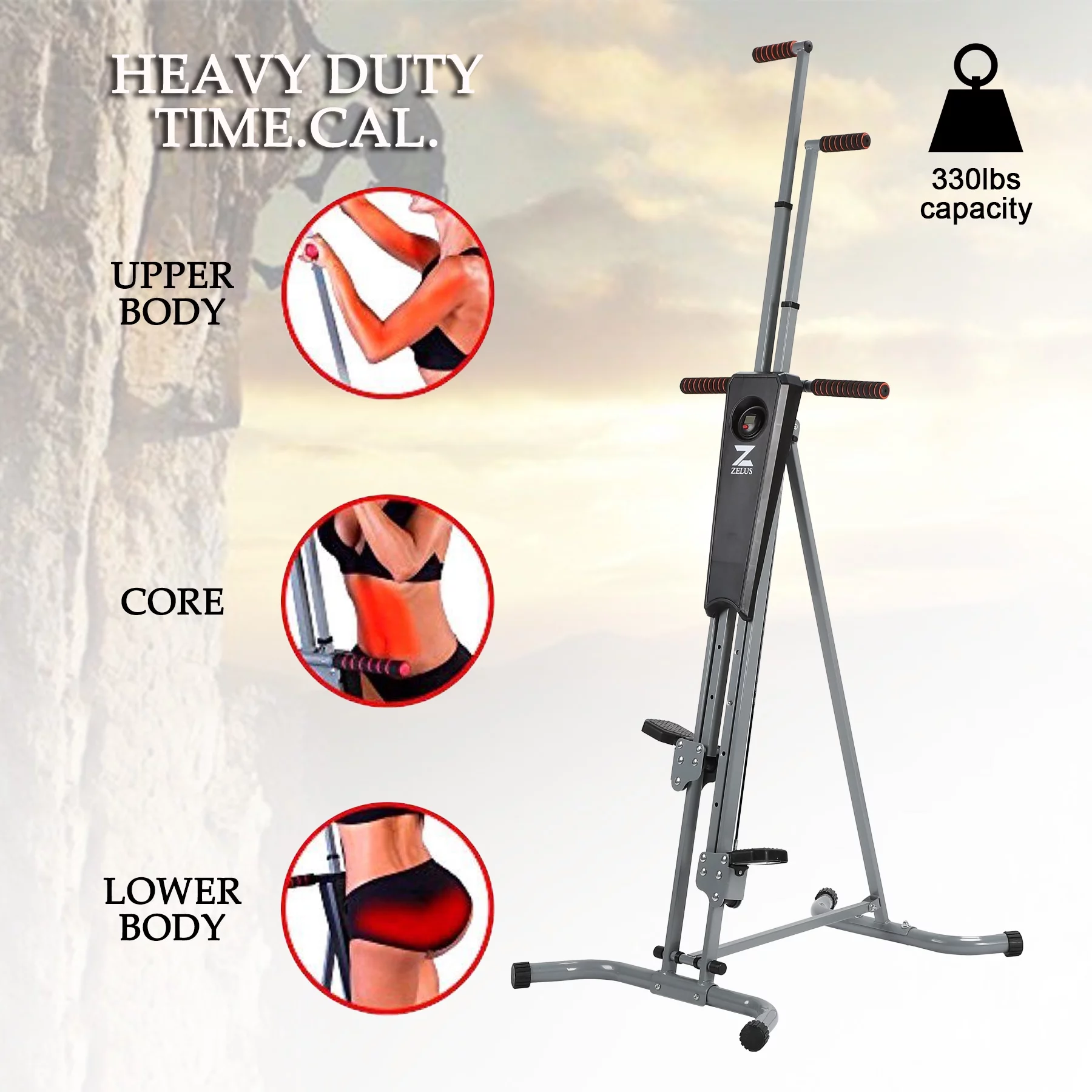 Fitness Step Climber Vertical Climber Machine Exercise Machine