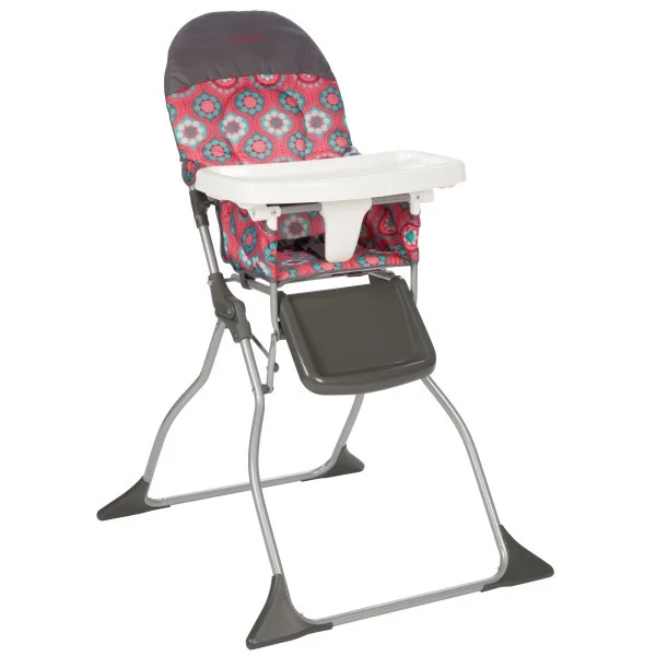 Cosco Kids Simple Fold Full Size High Chair with Adjustable Tray, Spritz