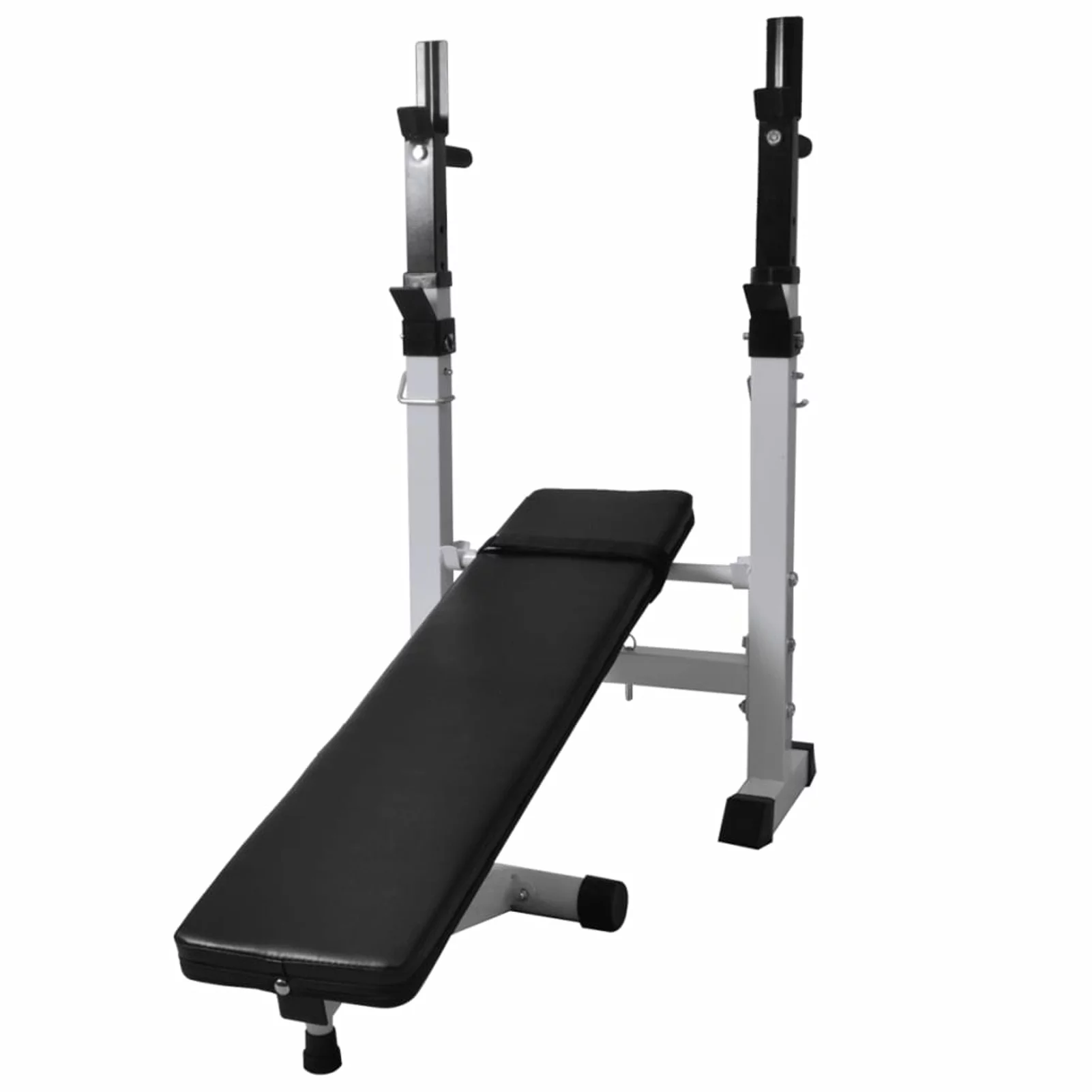 Dcenta Workout Bench with Weight Rack, Barbell and Dumbbell Set 264.6 lb