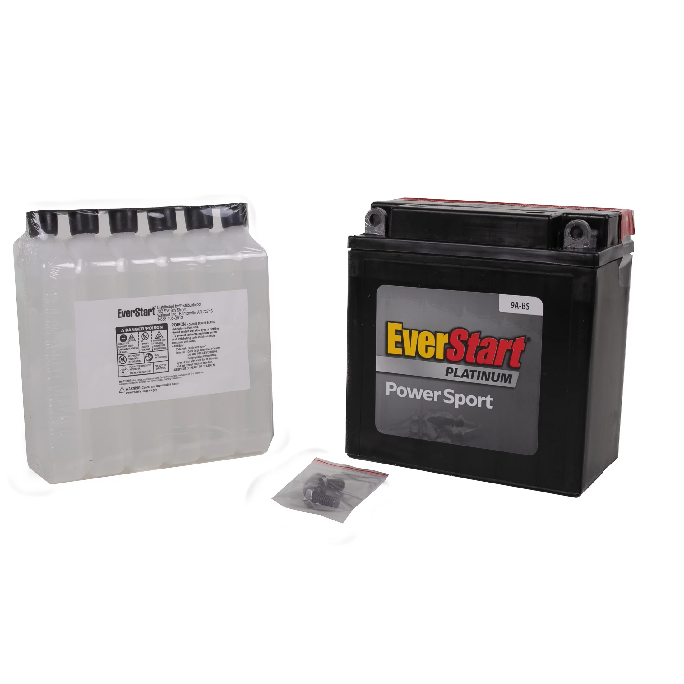 EverStart EB9A-BS AGM Dry PowerSport 12 Volt Battery