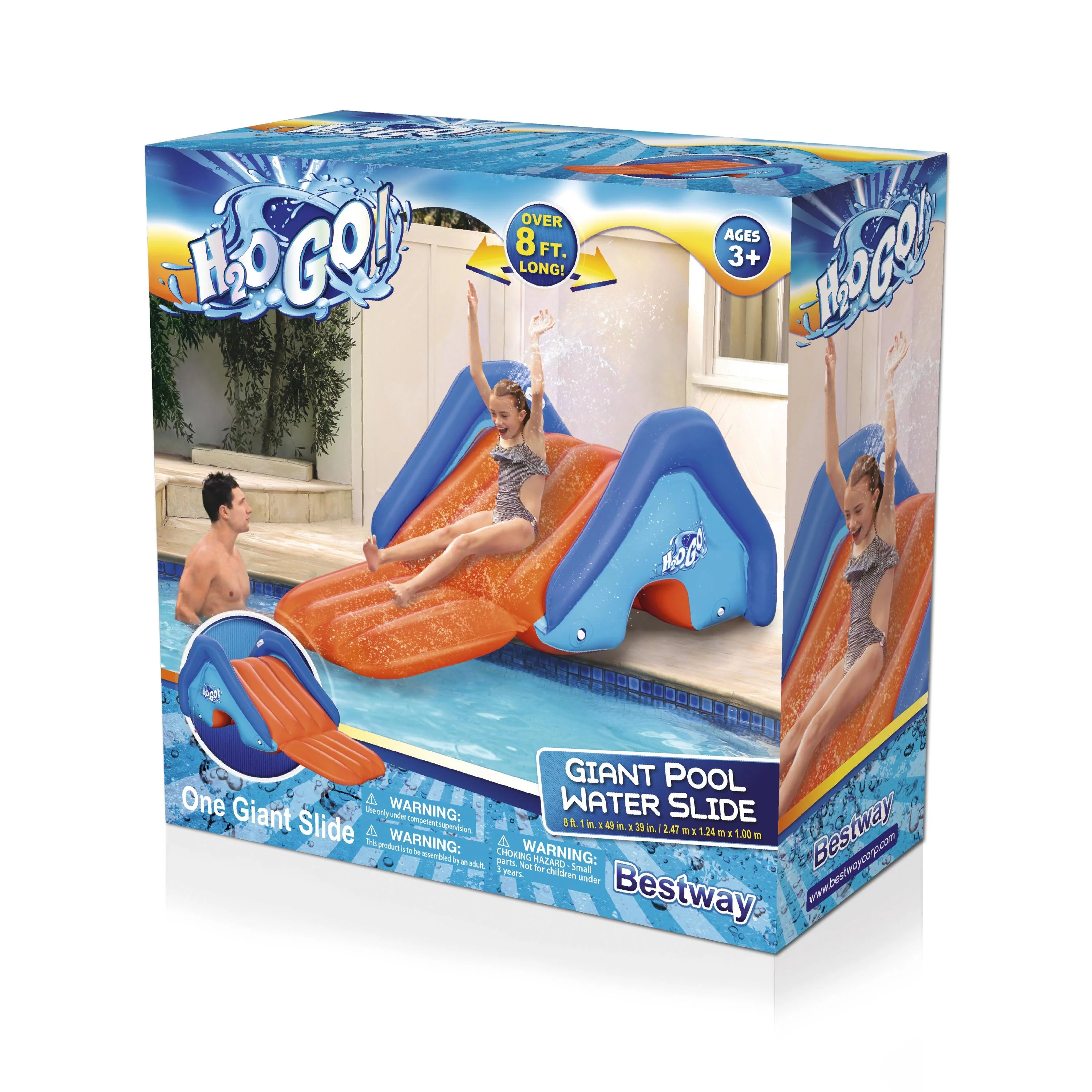 H2OGO! Giant Inflatable Pool Water Slide