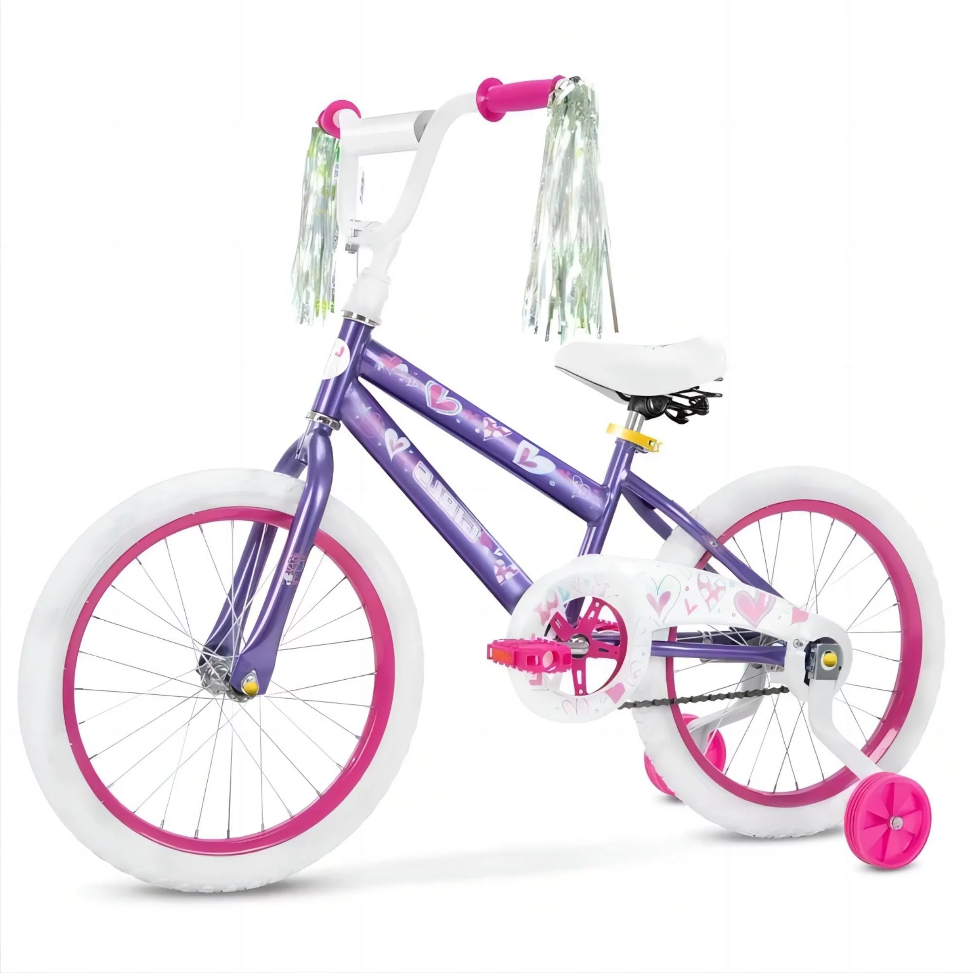 Vebreda 18 in. Kids Bike with Training Wheels for Girls Ages 6-12 Years Child