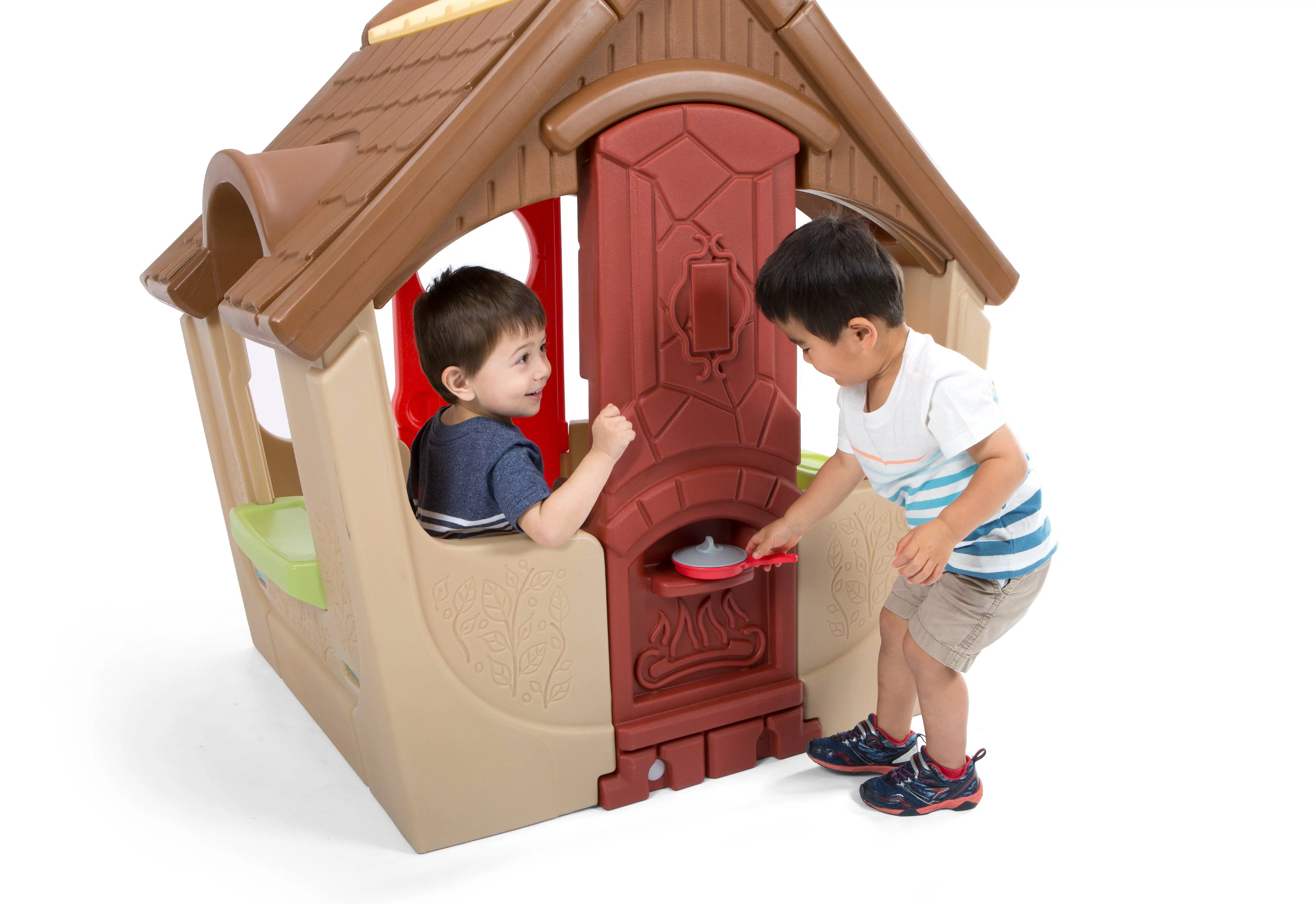 Simplay3 Garden View Cottage for Toddlers, Includes Kitchen and Fireplace