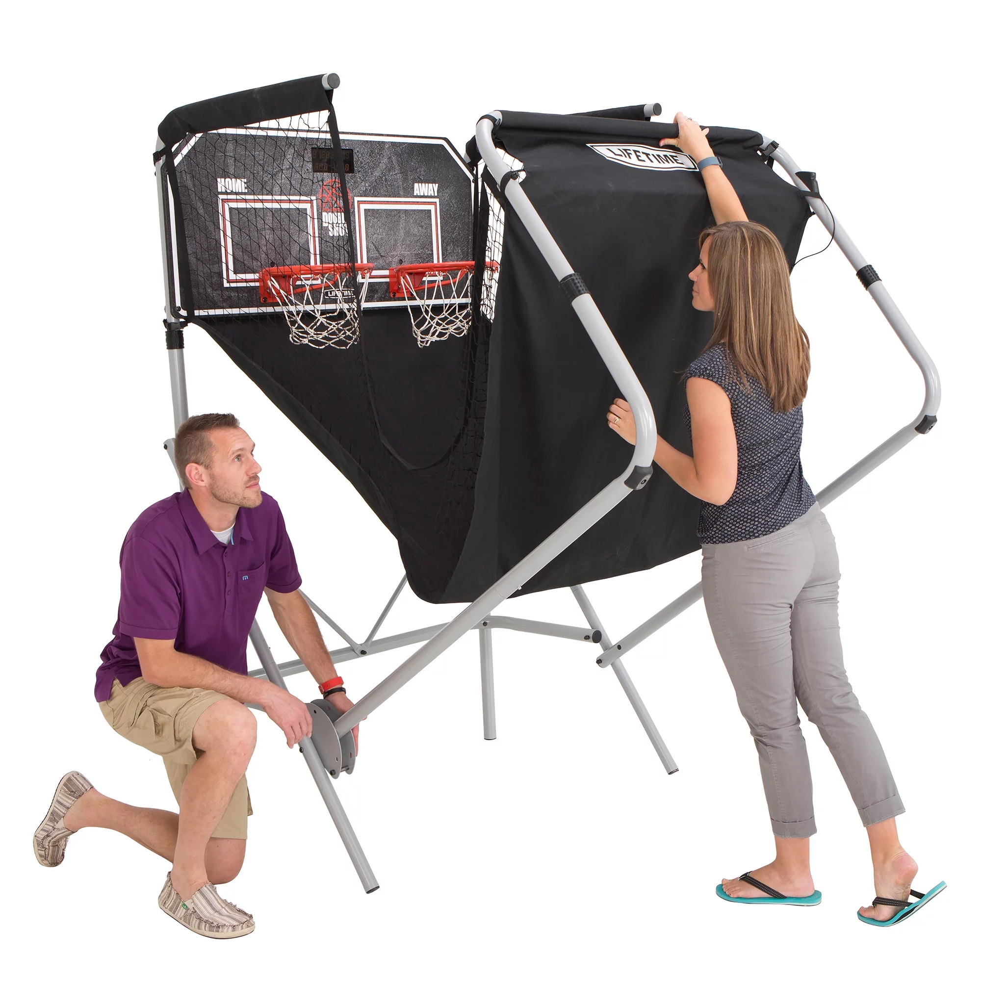 Lifetime Double Shot Deluxe Basketball Arcade Game – New and Improved (90648)