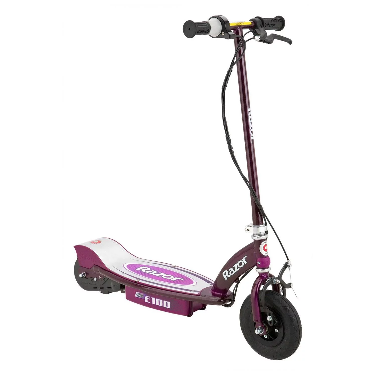 Razor Electric Rechargeable Motorized Ride On Kids Scooters, 1 Pink & 1 Purple