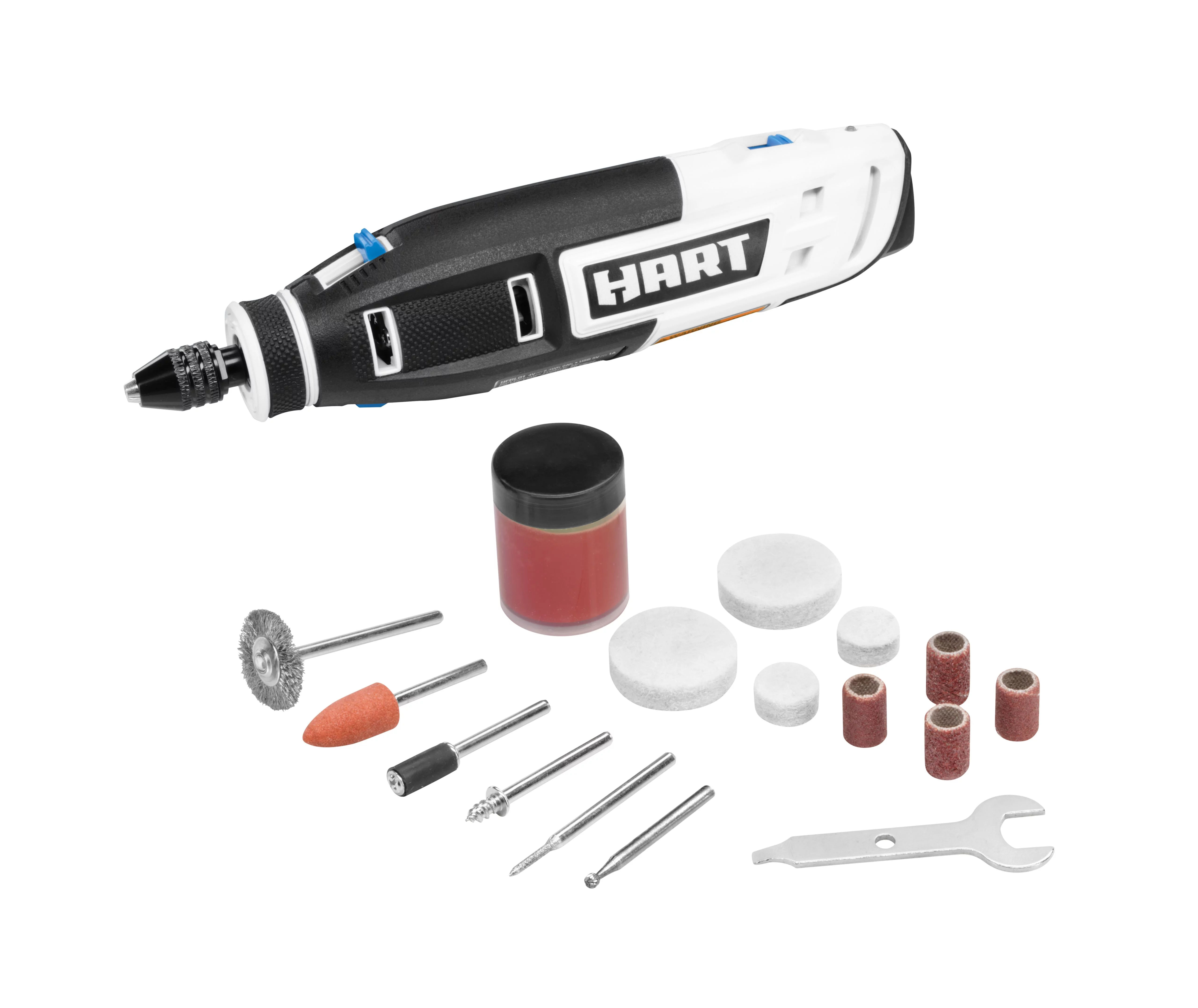 HART 4-Volt Rotary Tool Kit with Accessories