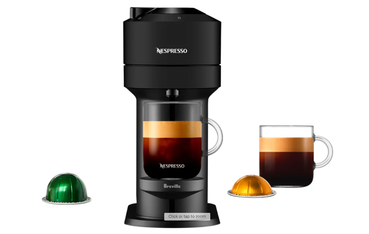 Nespresso – Vertuo Next Coffee and Espresso Maker by Breville, Limited Edition – Matte Black