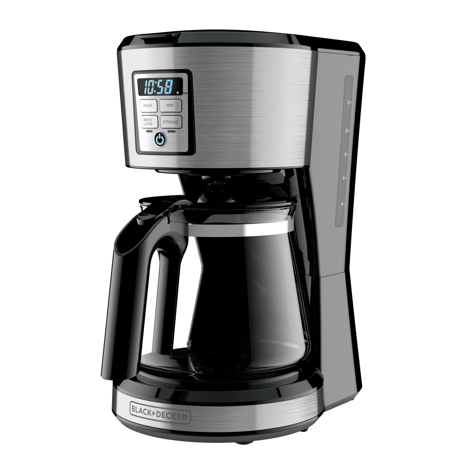 Black & Decker 12 Cup Stainless Coffee Maker with Vortex Technology