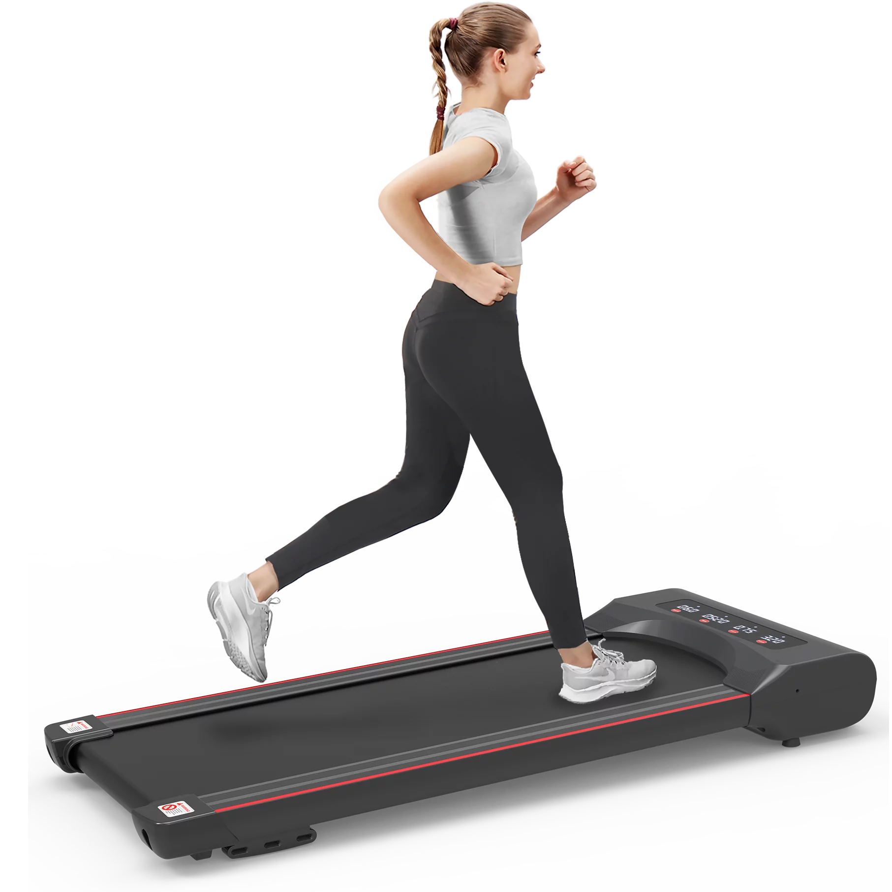 HLAiLL Treadmill for Home,Under Desk Treadmill Portable Walking Pad,Adjustable Speed, LCD Screen & Calorie Counter, Ultra Thin and Silent, Intended for Home/Office