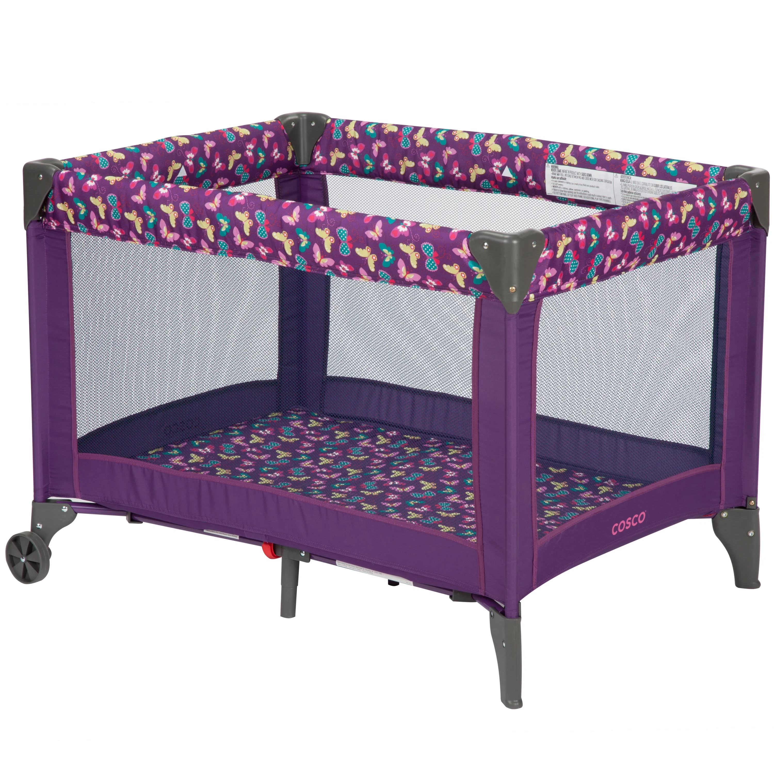 Cosco Kids Funsport Portable Compact Baby Play Yard, Zuri