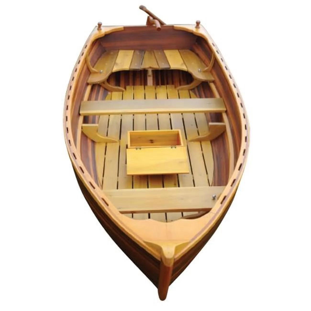 51″ x 118.5″ x 27.75″ Matte Finish, Little Bear Wooden Dinghy