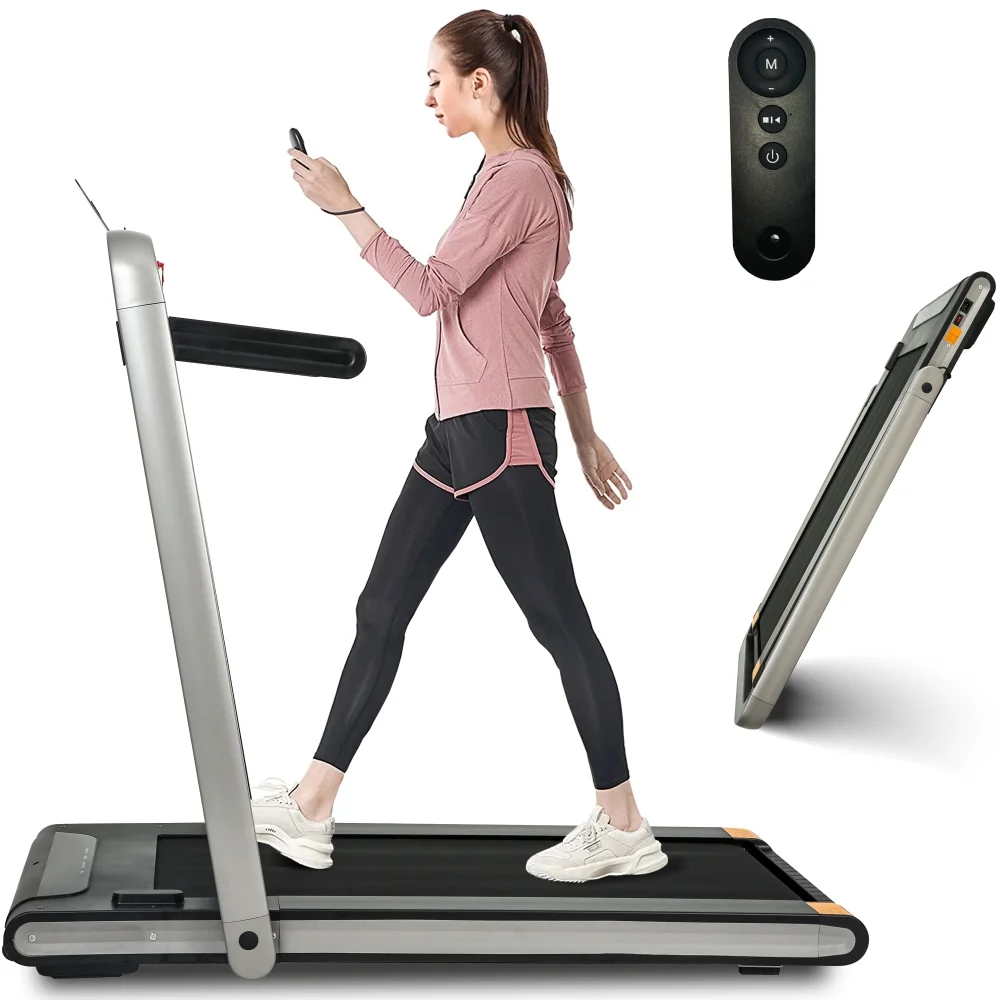 Under Desk Treadmill, 2.5HP Foldable Electric Treadmill with Remote Control