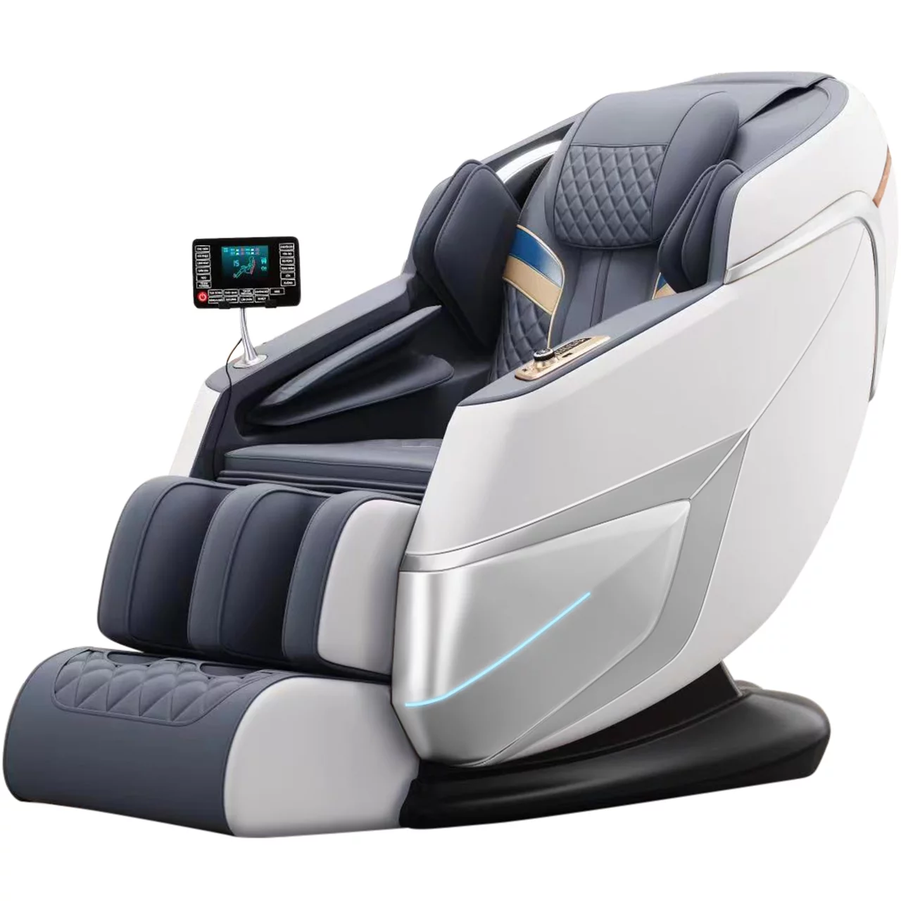 UPGO 2024 4D Massage Chair with Voice Control, 57″ SL Track, Quick Access Button