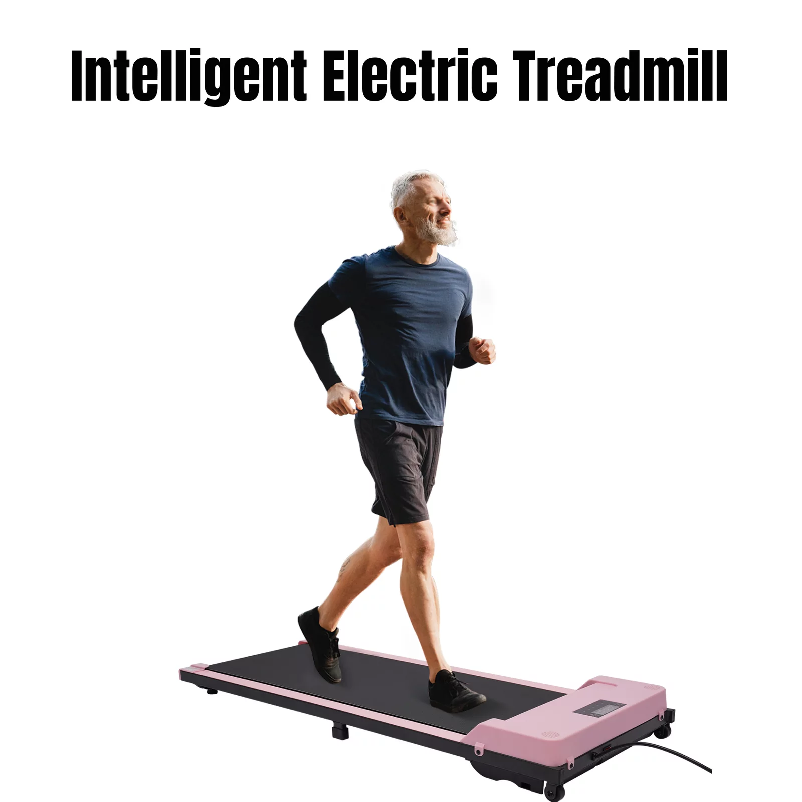 Portable Under Desk Treadmill Eletric Walking Running Machine Workout Fitness